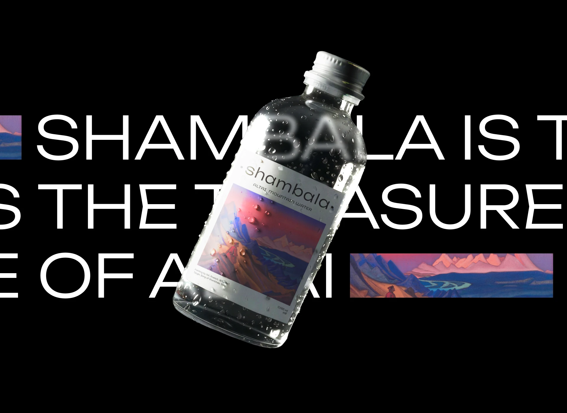 SHAMBALA — брендинг и упаковка премиальной воды — Изображение №1 — Брендинг на Dprofile