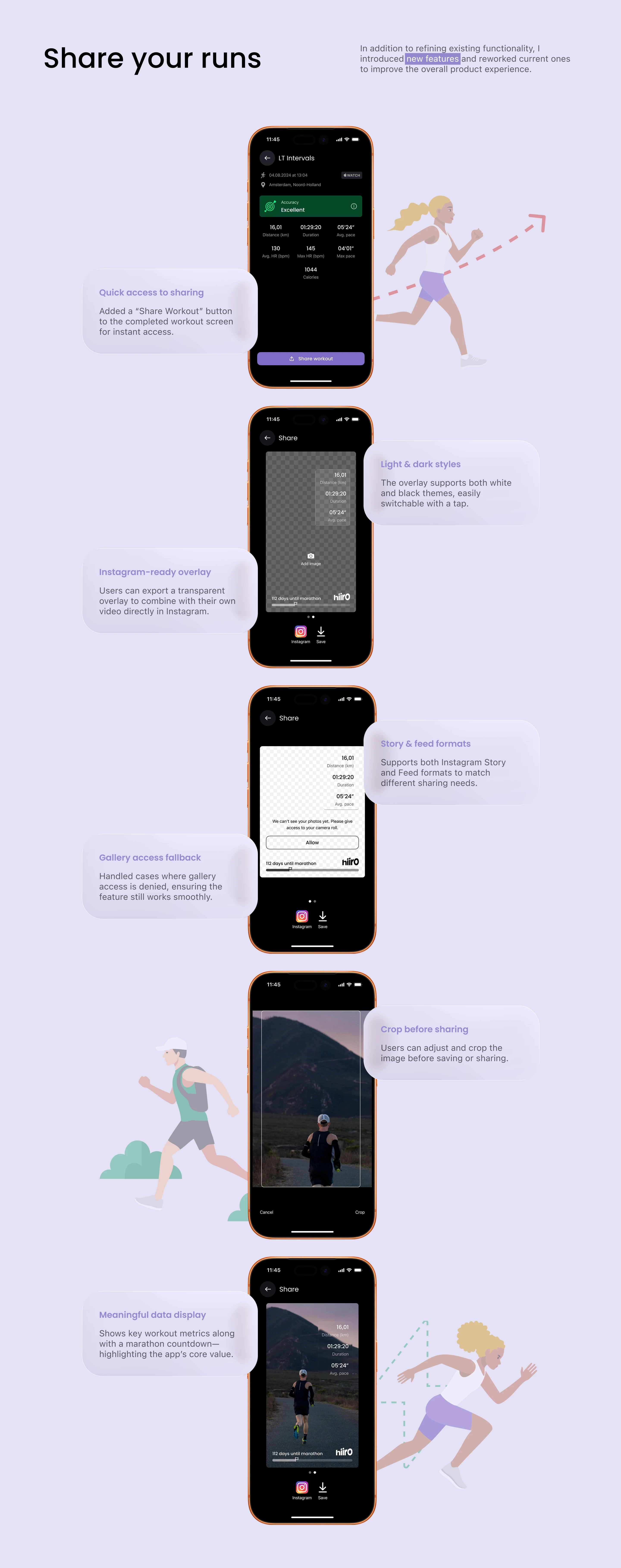 Hiiro: Your AI Run Coach — Изображение №13 — Интерфейсы на Dprofile
