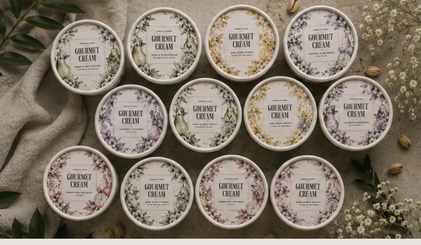 Gourmet Cream - премиальная упаковка мороженого — Изображение №12 — Брендинг, Промдизайн на Dprofile
