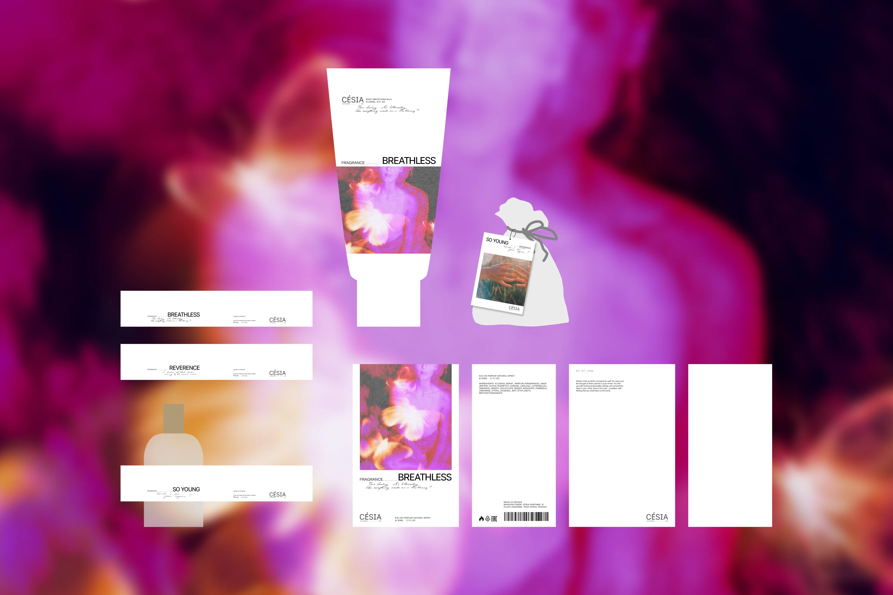 CÉSIA / Perfume Brand Identity — Изображение №5 — Брендинг на Dprofile