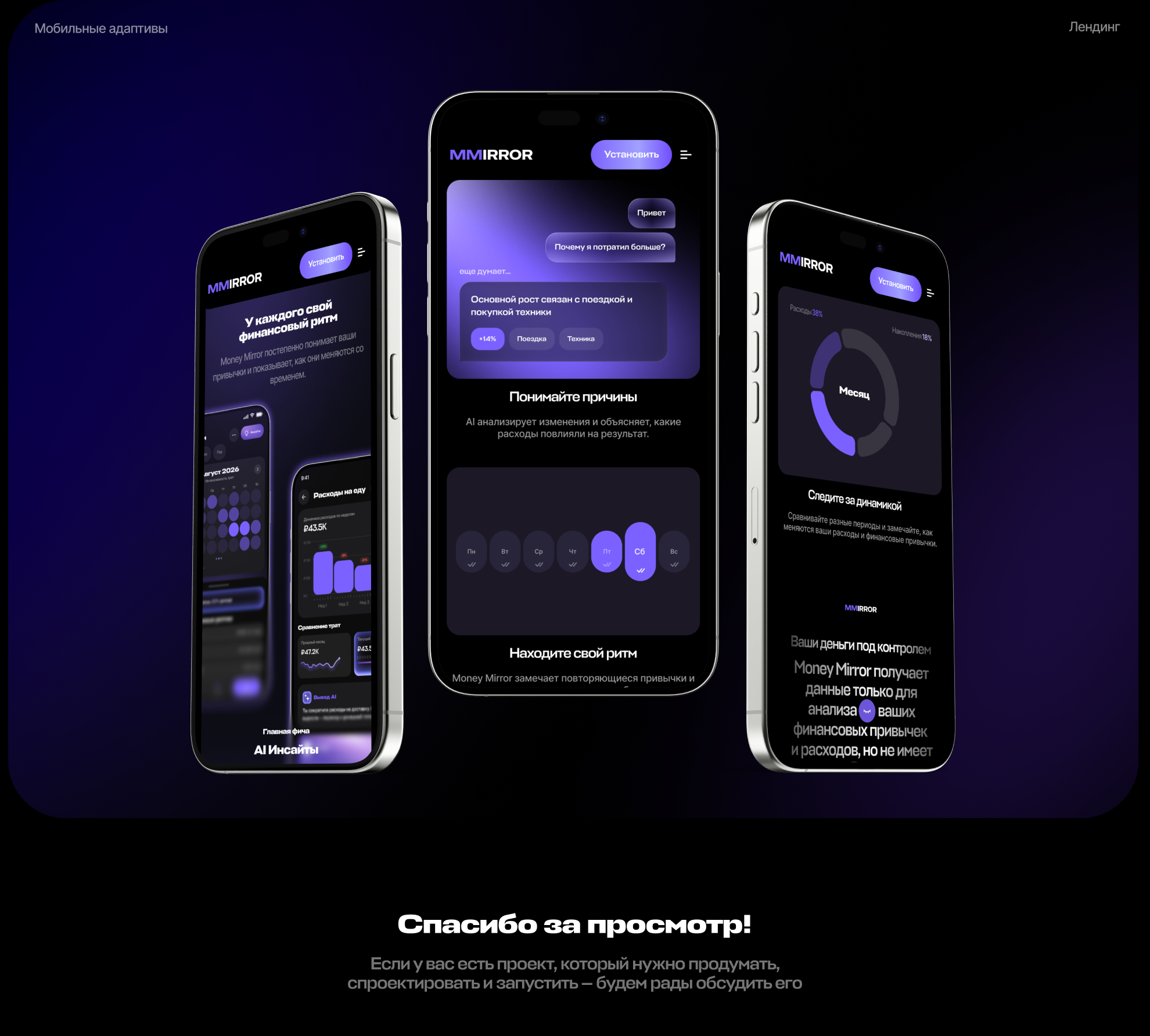 Money Mirror |Дизайн финансового сервиса  с AI в основе — Изображение №13 — Интерфейсы на Dprofile