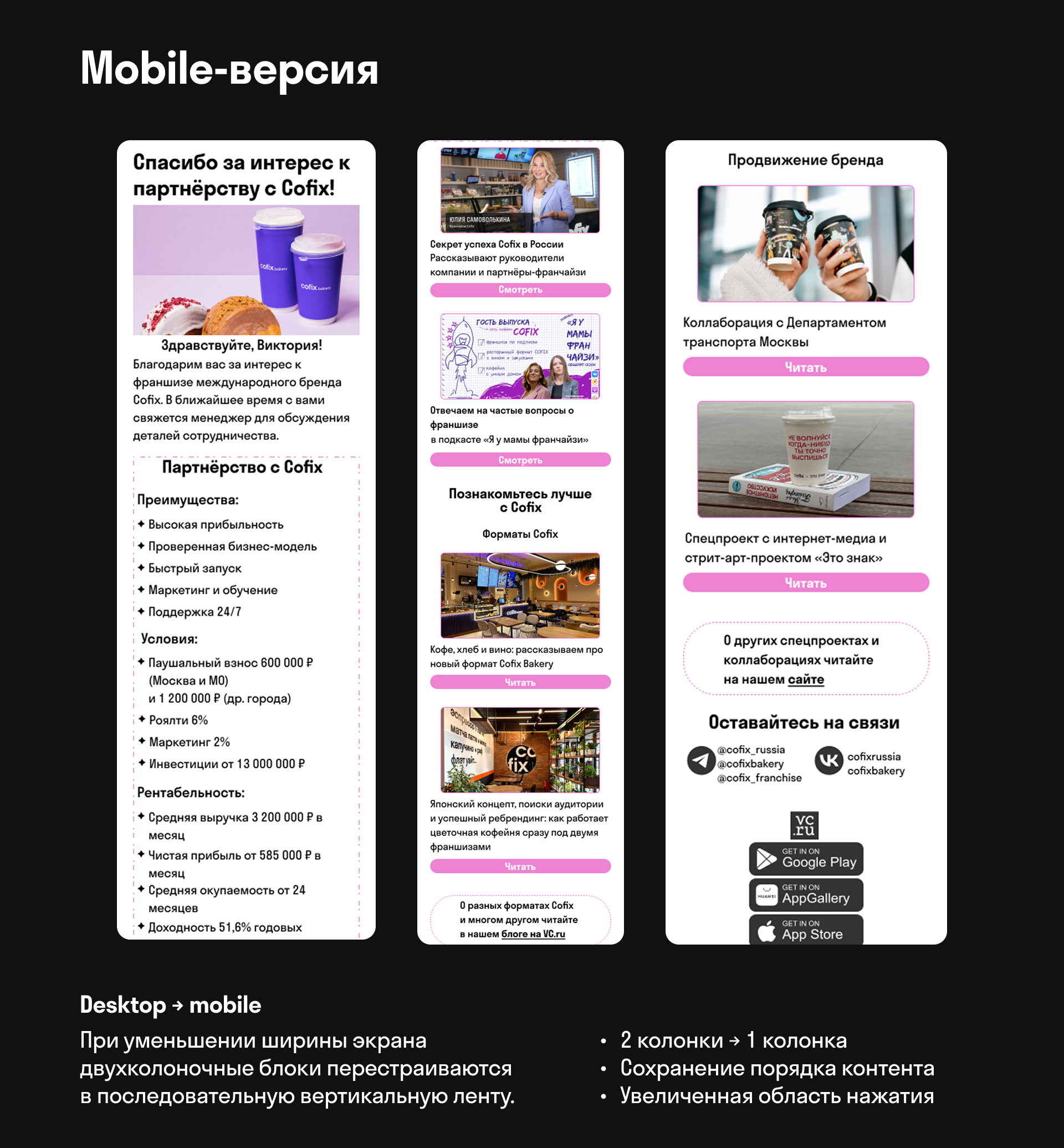 Коммуникация для франшизы Cofix — Изображение №13 — Графика, Маркетинг на Dprofile