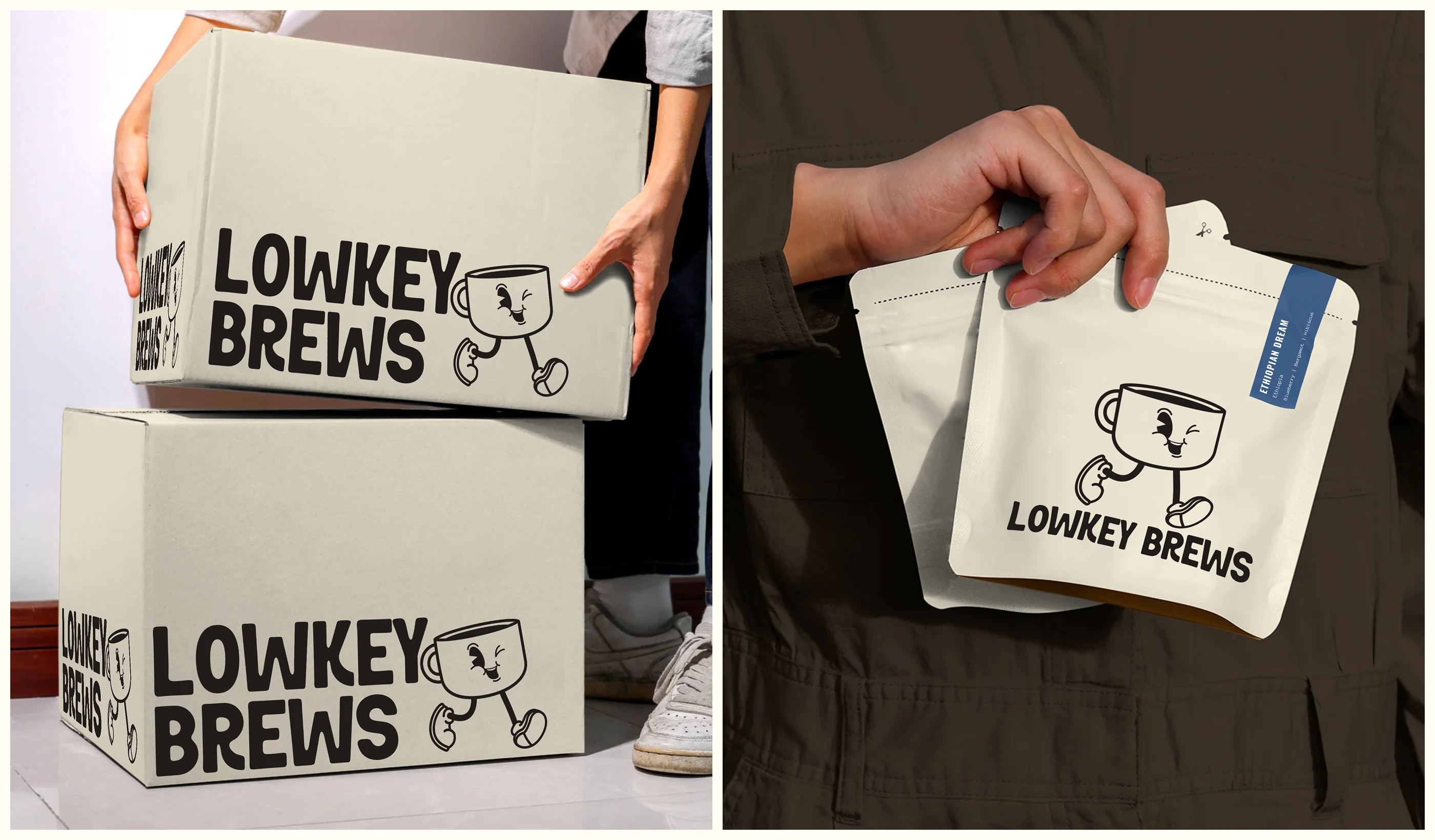 Lowkey Brews — Coffee Roastery — Изображение №9 — Интерфейсы, Брендинг на Dprofile