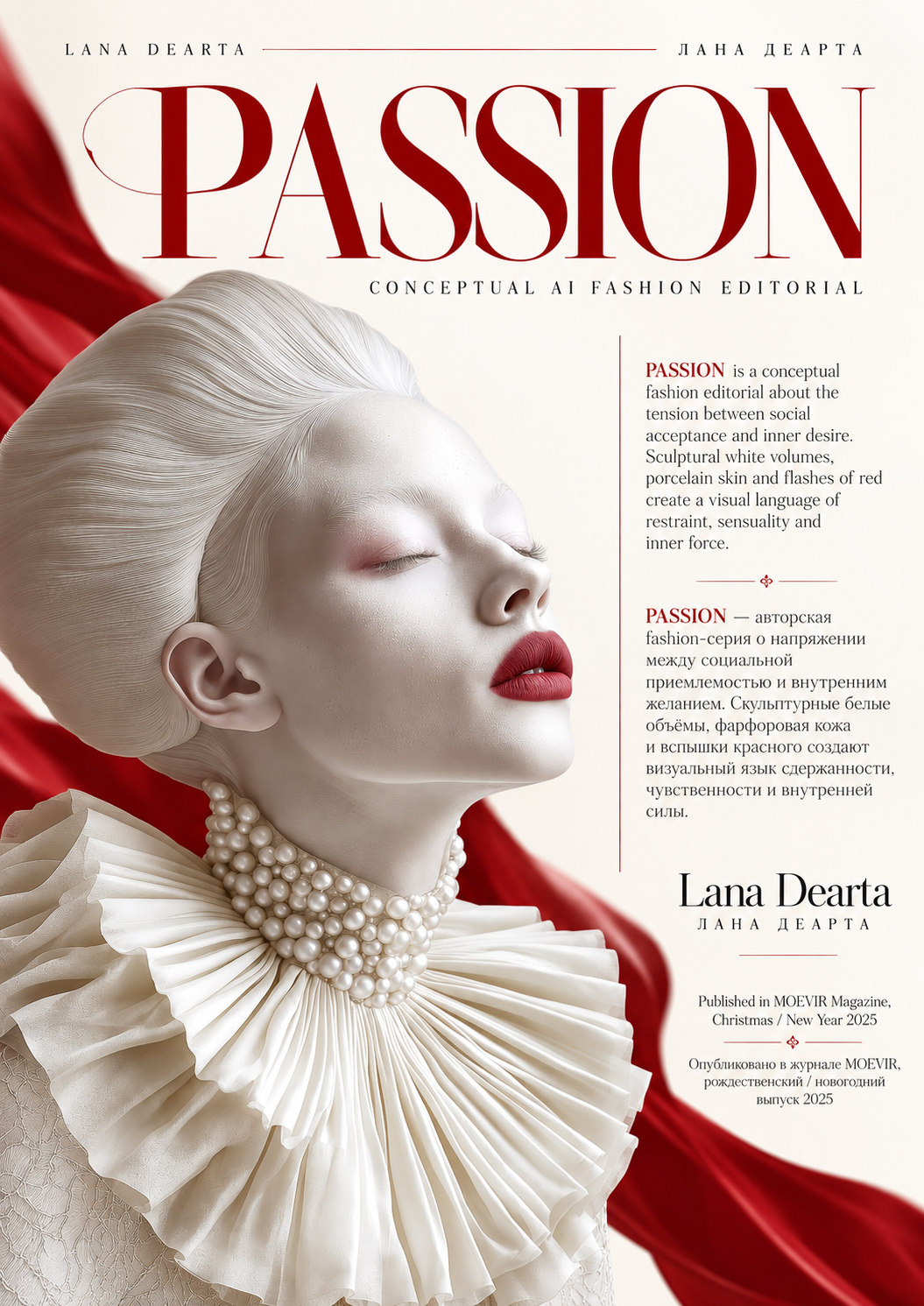 Baroque.Passion.1 — концептуальная AI fashion-фотография — Изображение №1 — Иллюстрация, Нейро на Dprofile