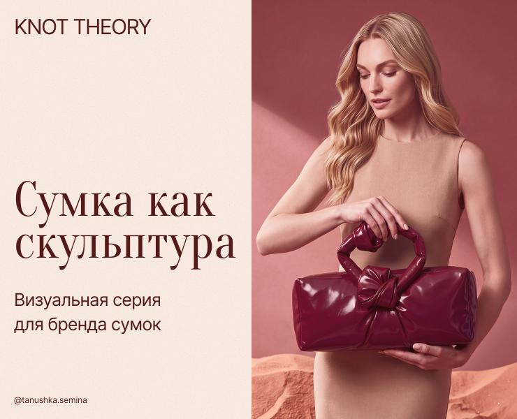 Песок и глянец. AI-фотоссесия для бренда сумок. — Маркетинг, Нейро на Dprofile