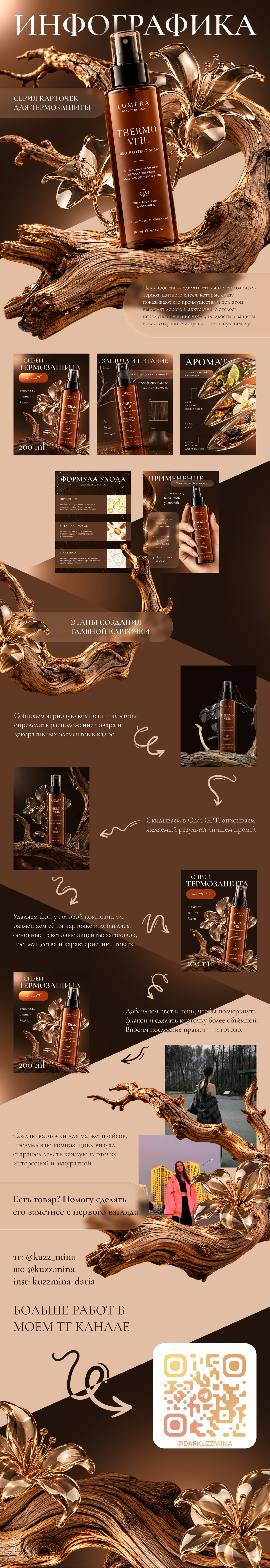 Термозащита инфографика — Изображение №1 — Графика, Маркетинг на Dprofile