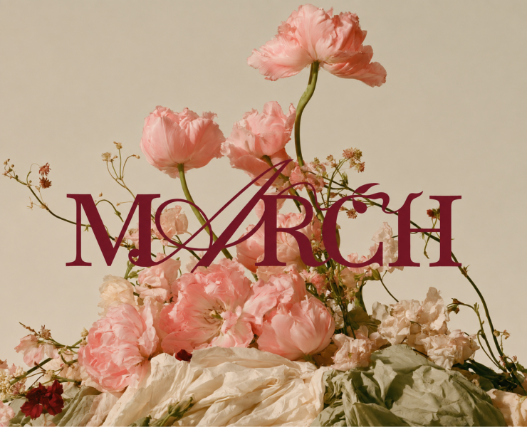 MARCH — айдентика цветочного магазина и кофейни — Брендинг на Dprofile
