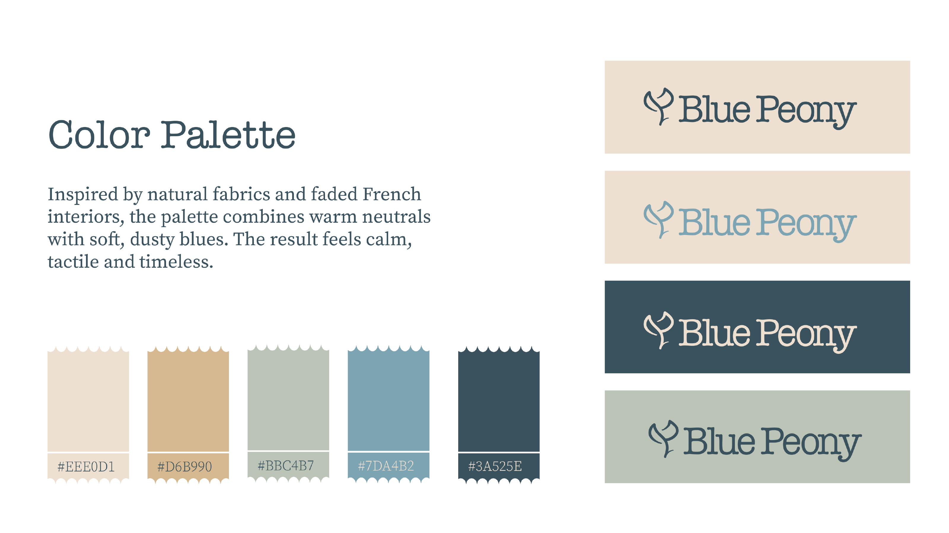 Blue Peony — Изображение №4 — Брендинг на Dprofile