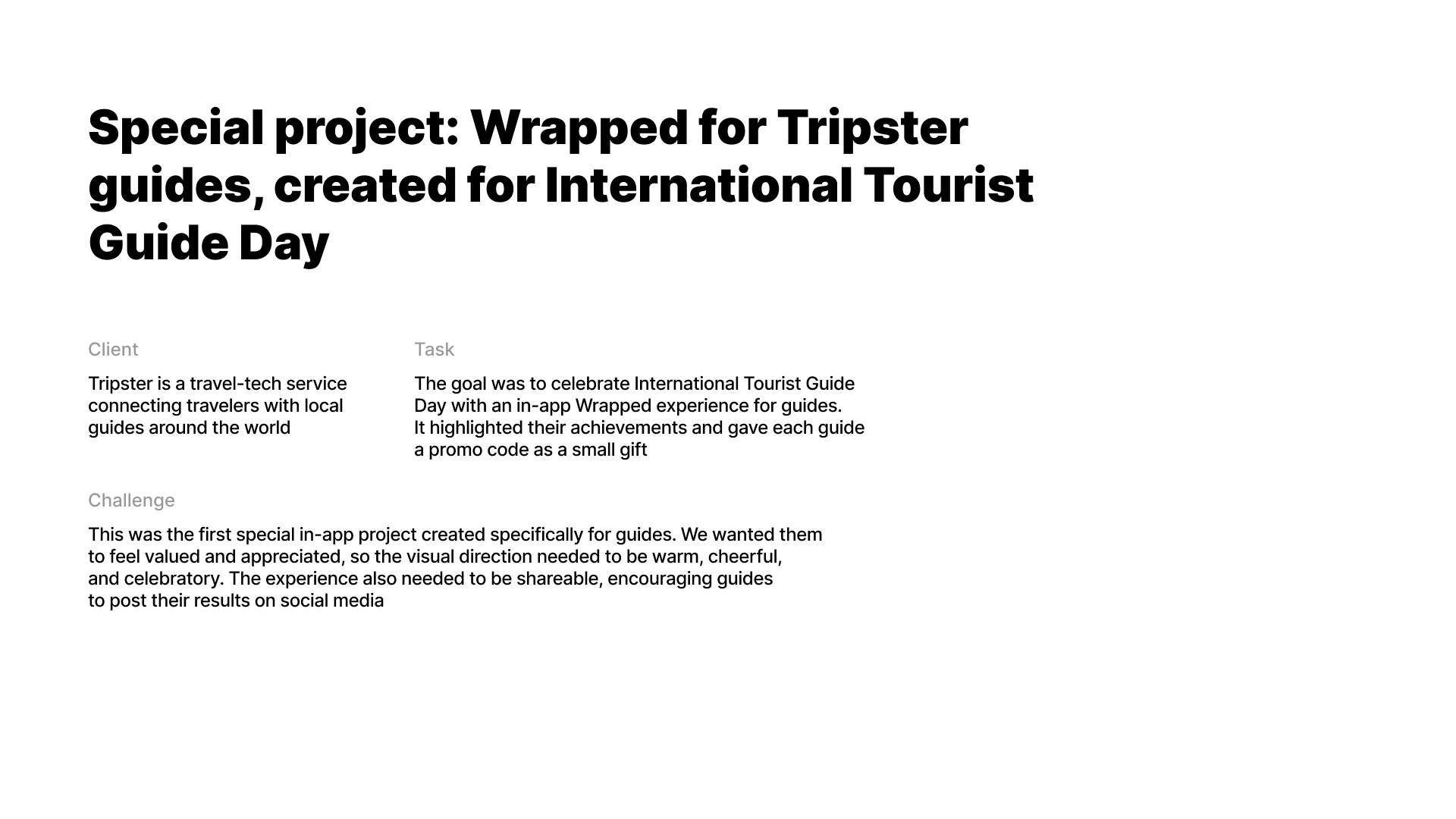 Wrapped for Tripster guides app — Изображение №2 — Иллюстрация, Маркетинг на Dprofile