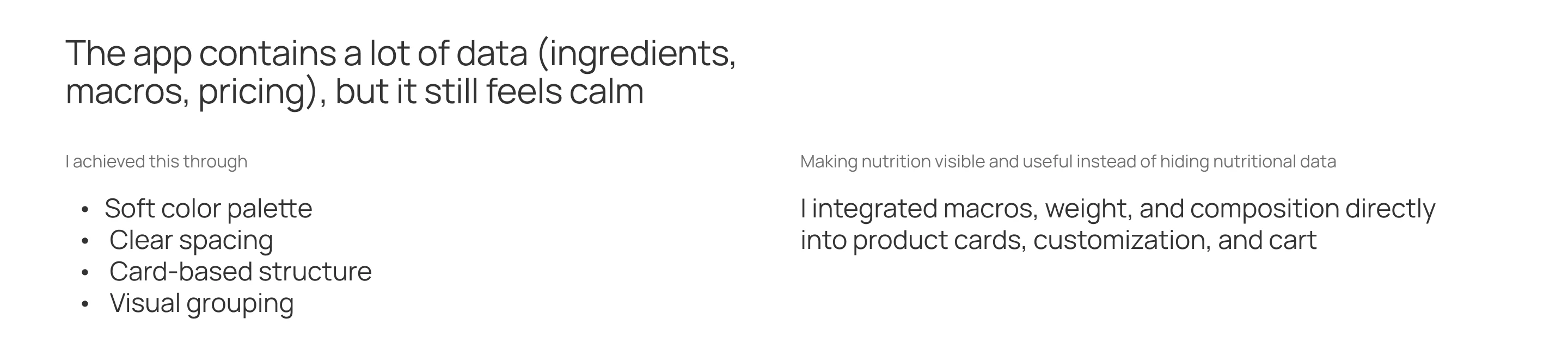 Healthy Food App — UX/UI Case Study — Изображение №6 — Интерфейсы на Dprofile