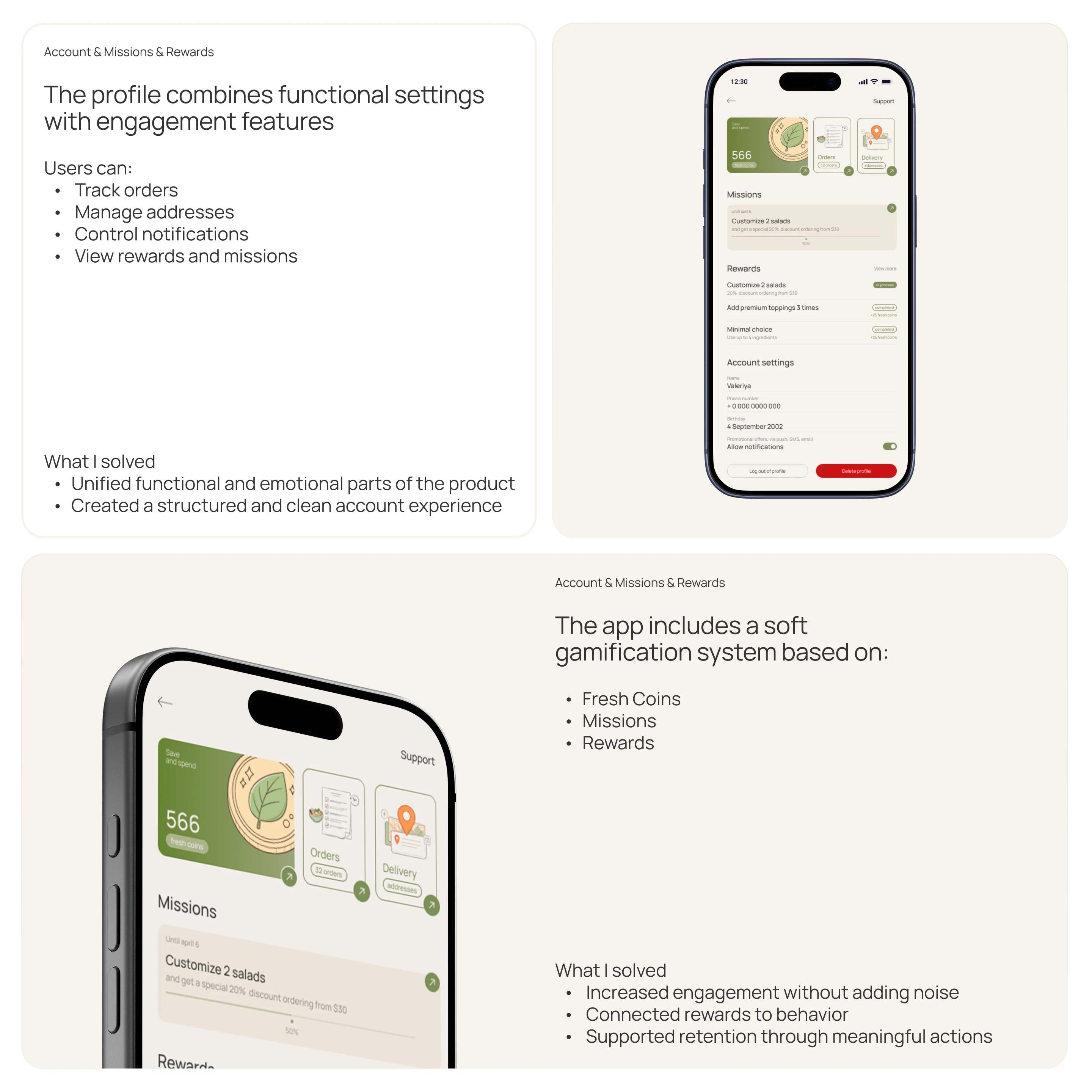 Healthy Food App — UX/UI Case Study — Изображение №11 — Интерфейсы на Dprofile
