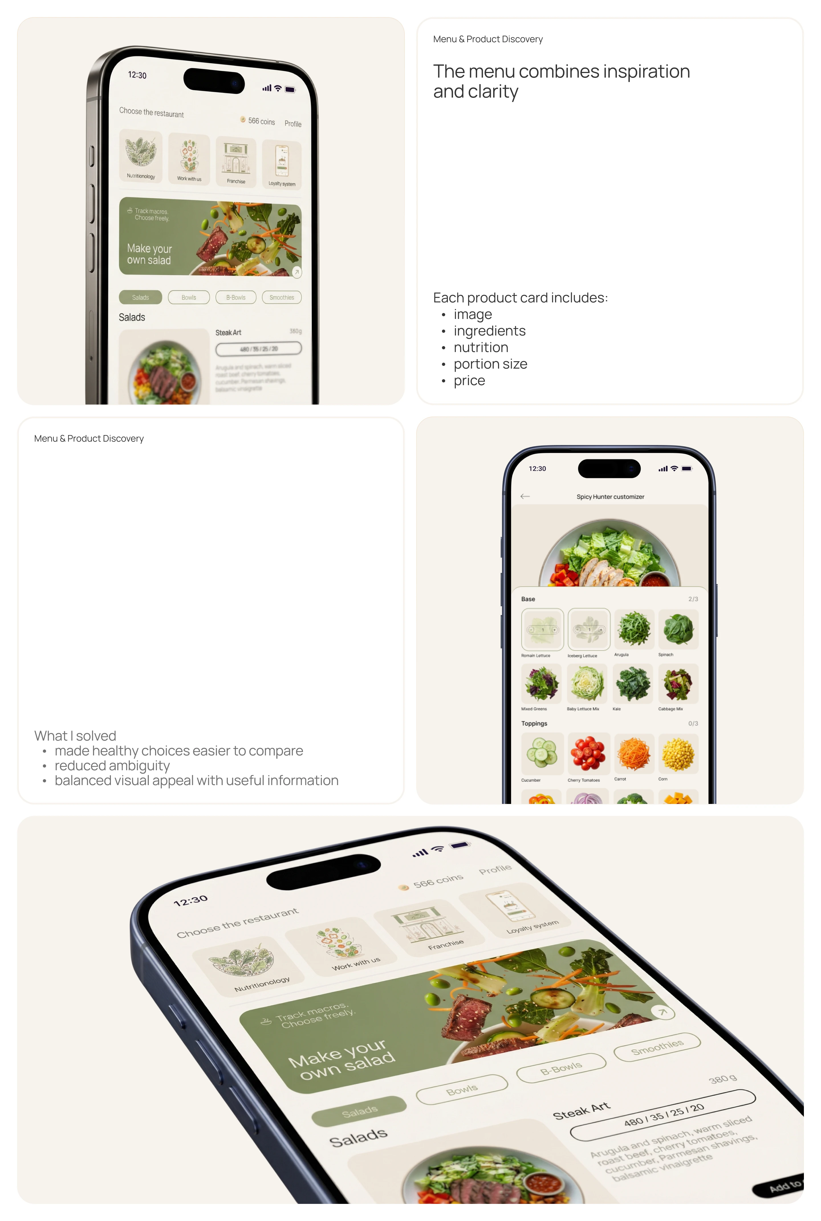 Healthy Food App — UX/UI Case Study — Изображение №7 — Интерфейсы на Dprofile
