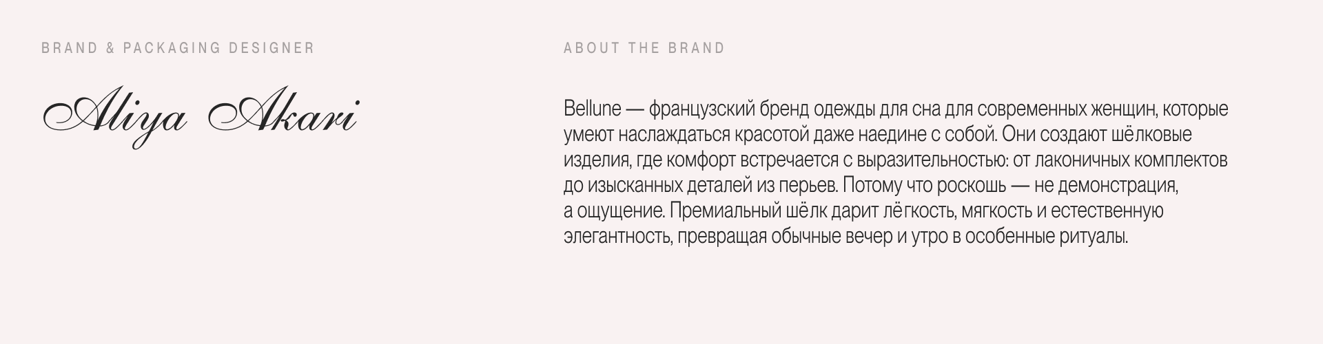 Bellune брендинг — Изображение №1 — Интерфейсы, Брендинг на Dprofile