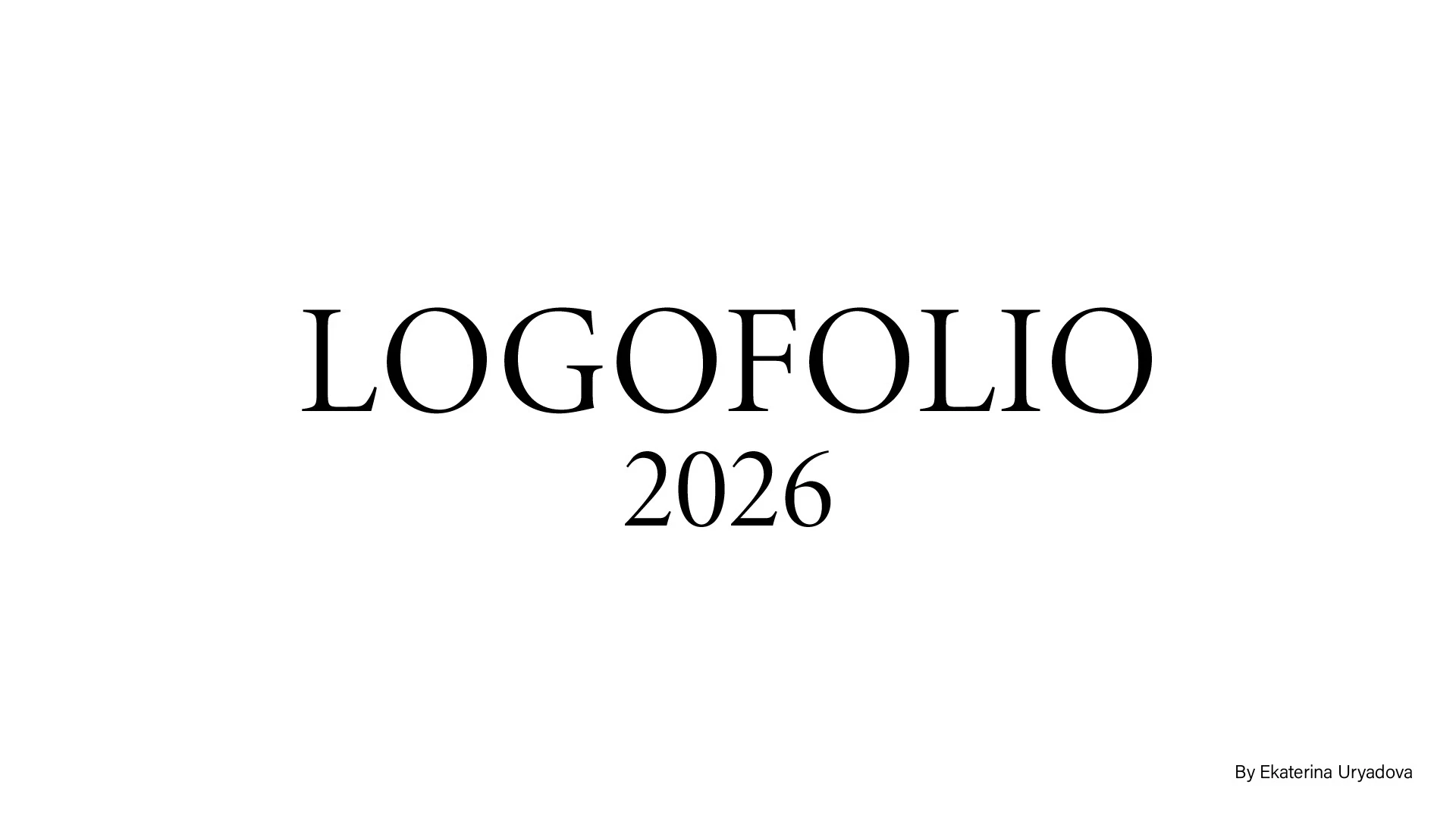 Logofolio 2026 — Изображение №1 — Брендинг, Графика на Dprofile