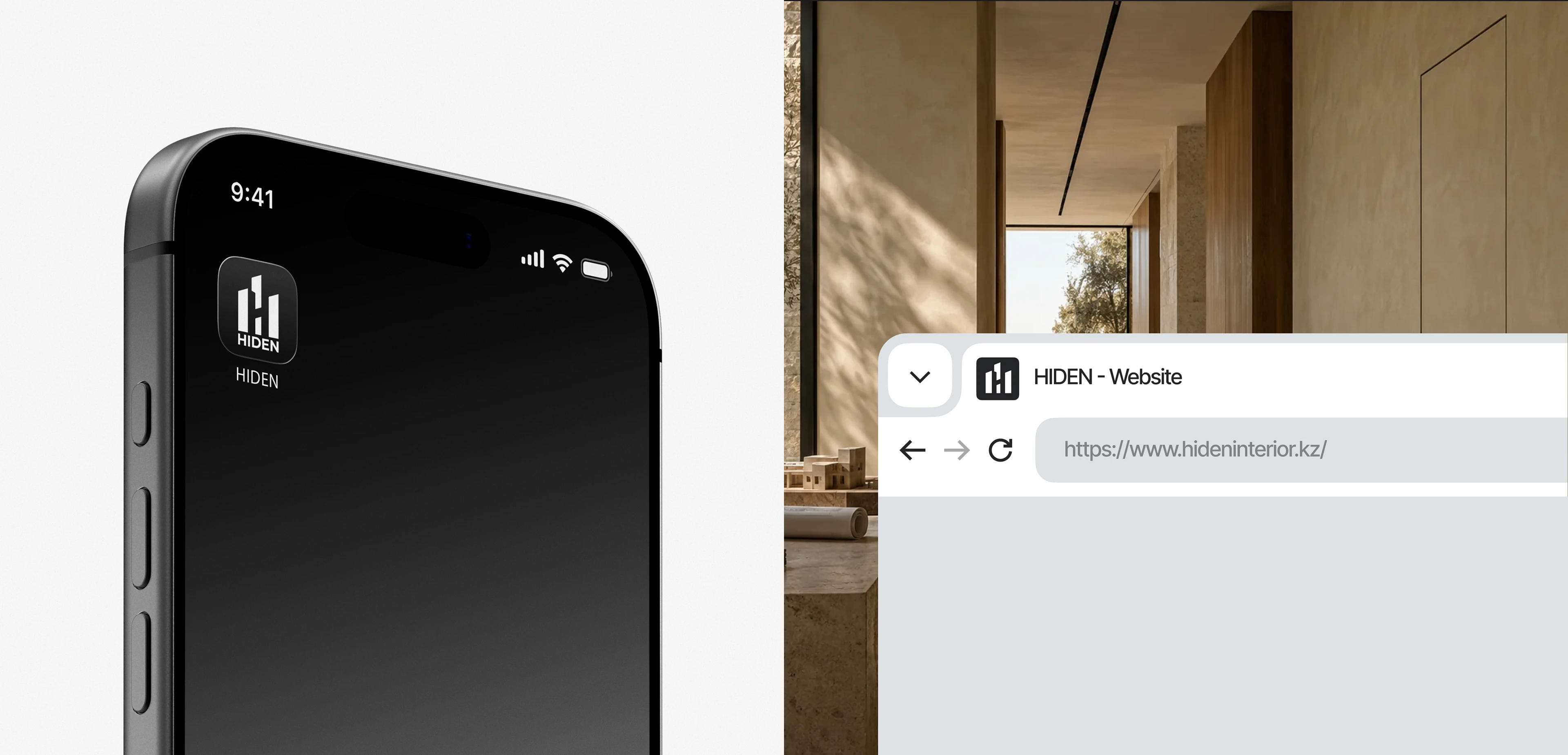 HIDEN — Interior Architecture Website — Изображение №3 — Интерфейсы, Брендинг на Dprofile