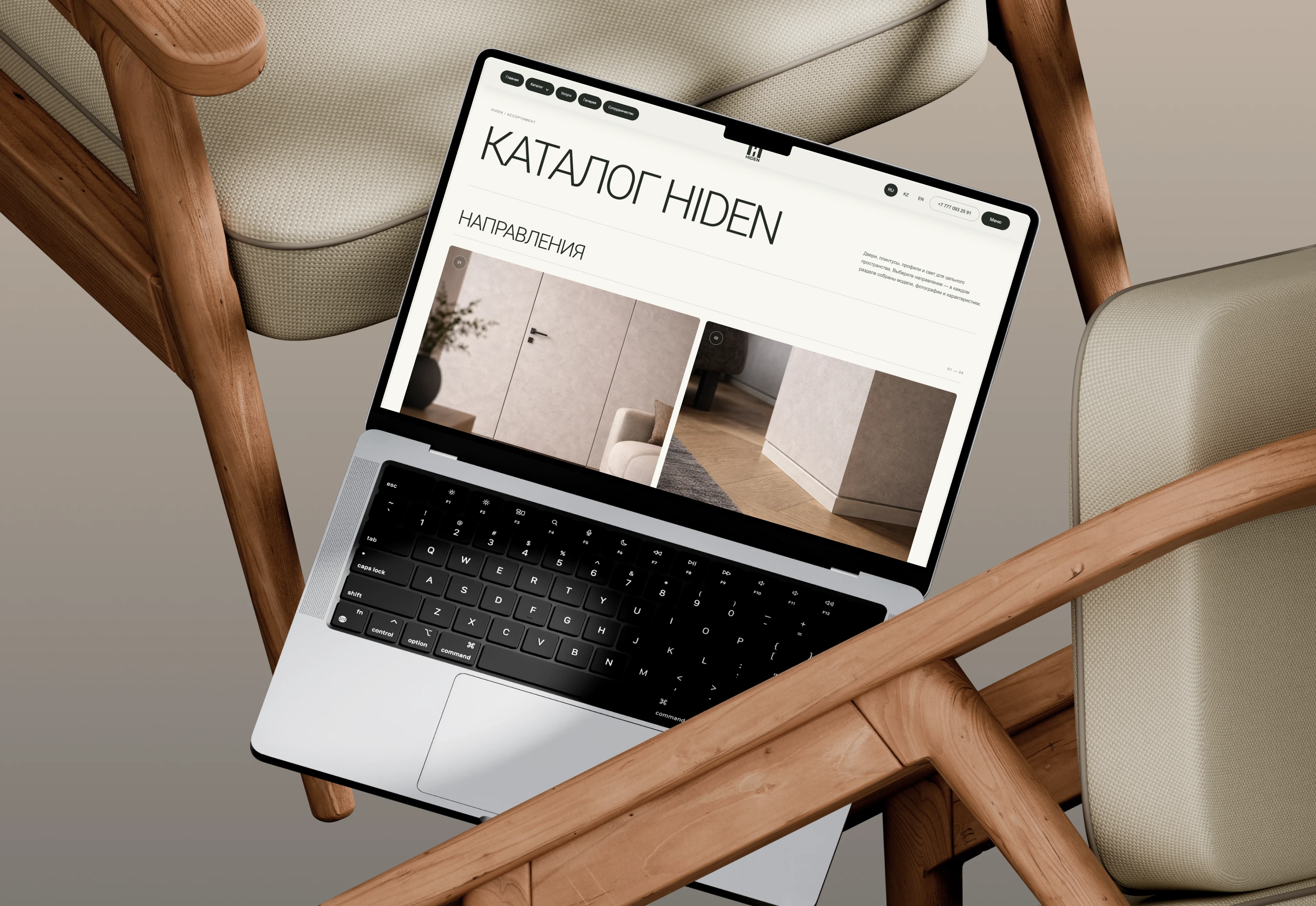 HIDEN — Interior Architecture Website — Изображение №8 — Интерфейсы, Брендинг на Dprofile
