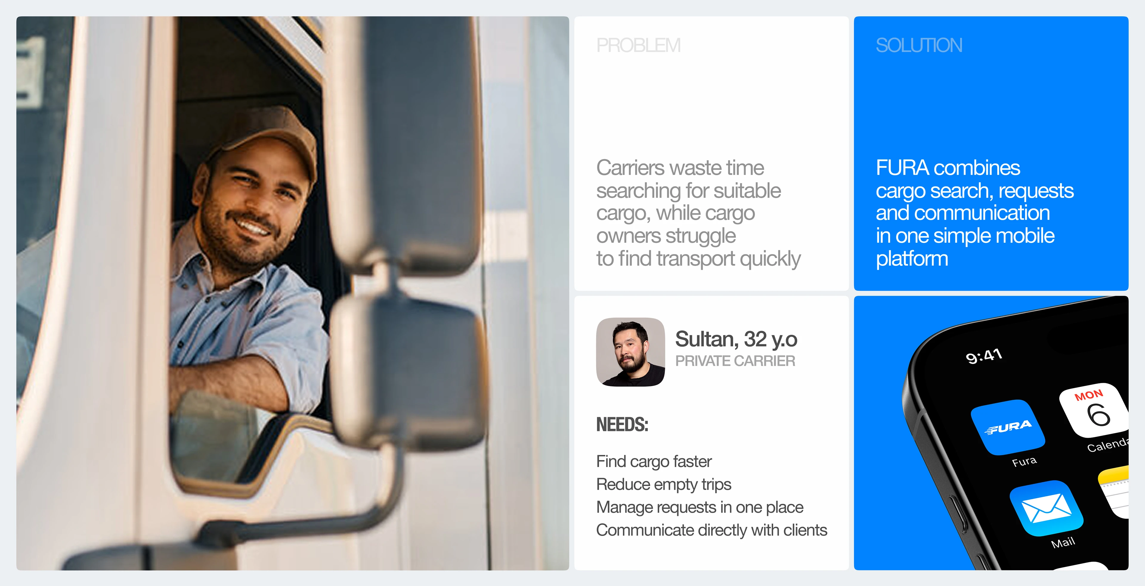 FURA — Logistics Mobile App | UI/UX — Изображение №5 — Интерфейсы на Dprofile