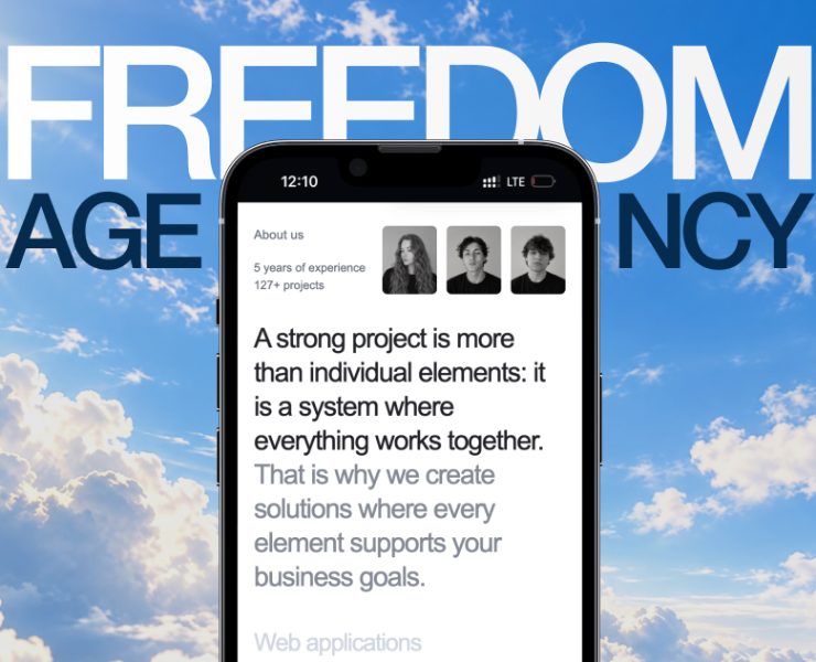 Freedom Digital - Agency Website Design — Интерфейсы на Dprofile