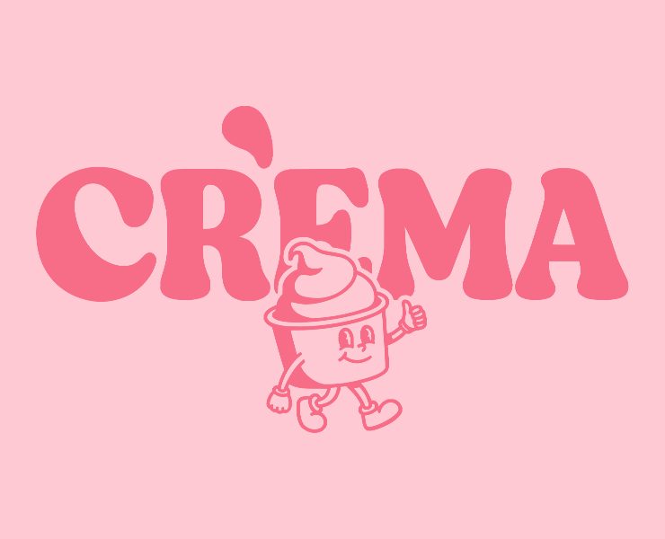 CREMA — Ice Cream Brand Identity & Packaging Design — Брендинг на Dprofile