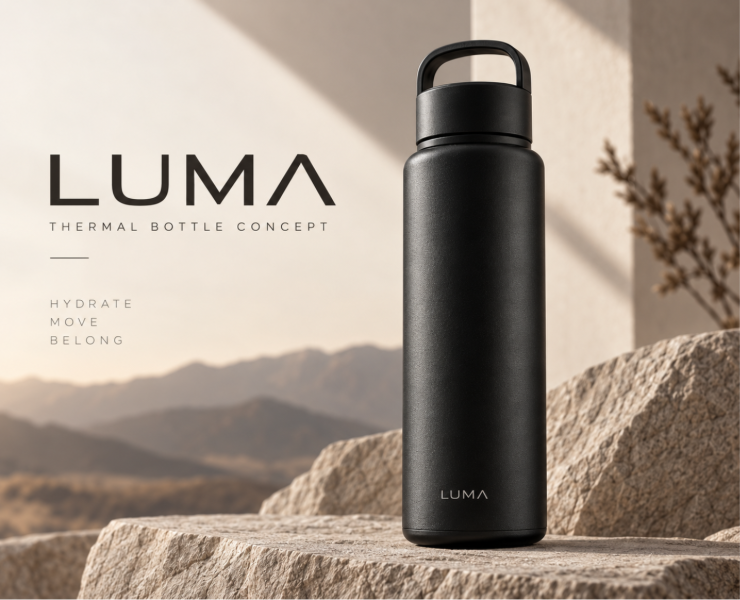 LUMA — визуальная концепция термобутылки — Брендинг, Графика на Dprofile