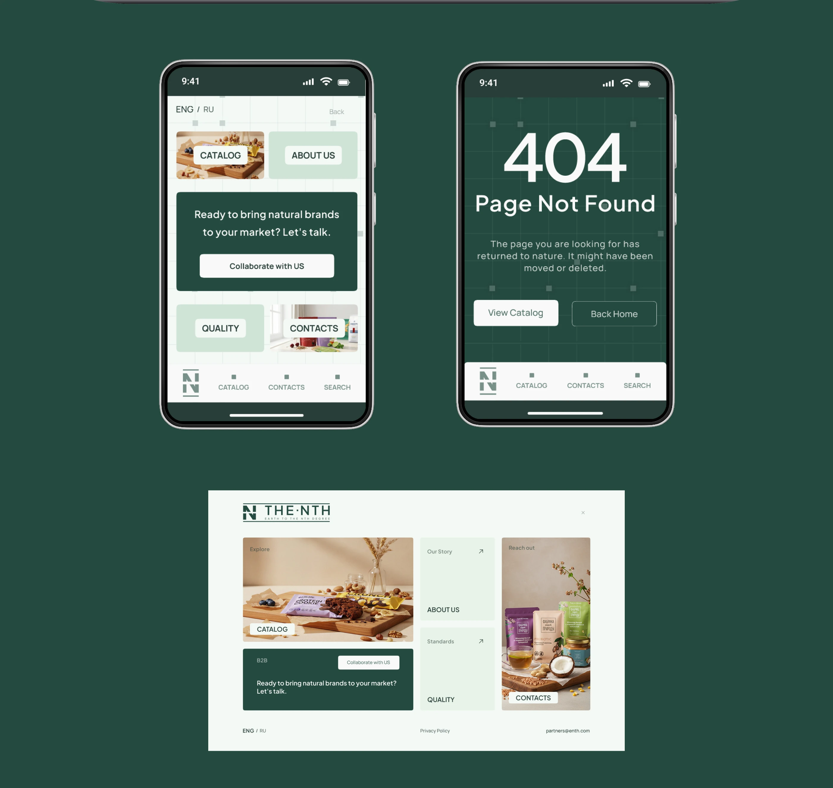 THE NTH (b2b e-commerce) — Изображение №14 — Интерфейсы, Брендинг на Dprofile