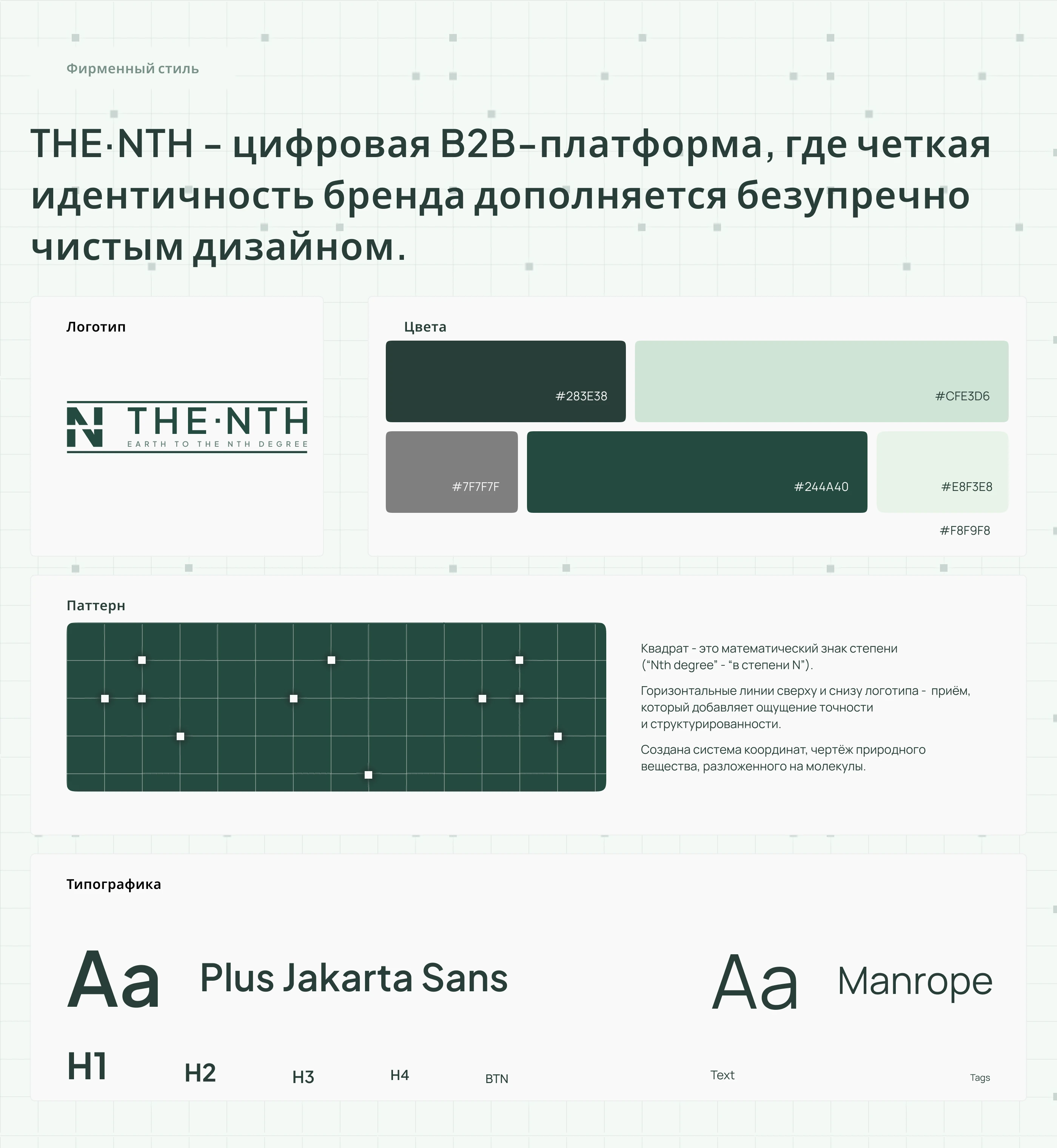 THE NTH (b2b e-commerce) — Изображение №5 — Интерфейсы, Брендинг на Dprofile