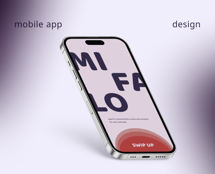 Мобильное приложение для выбора фильмов — Интерфейсы на Dprofile