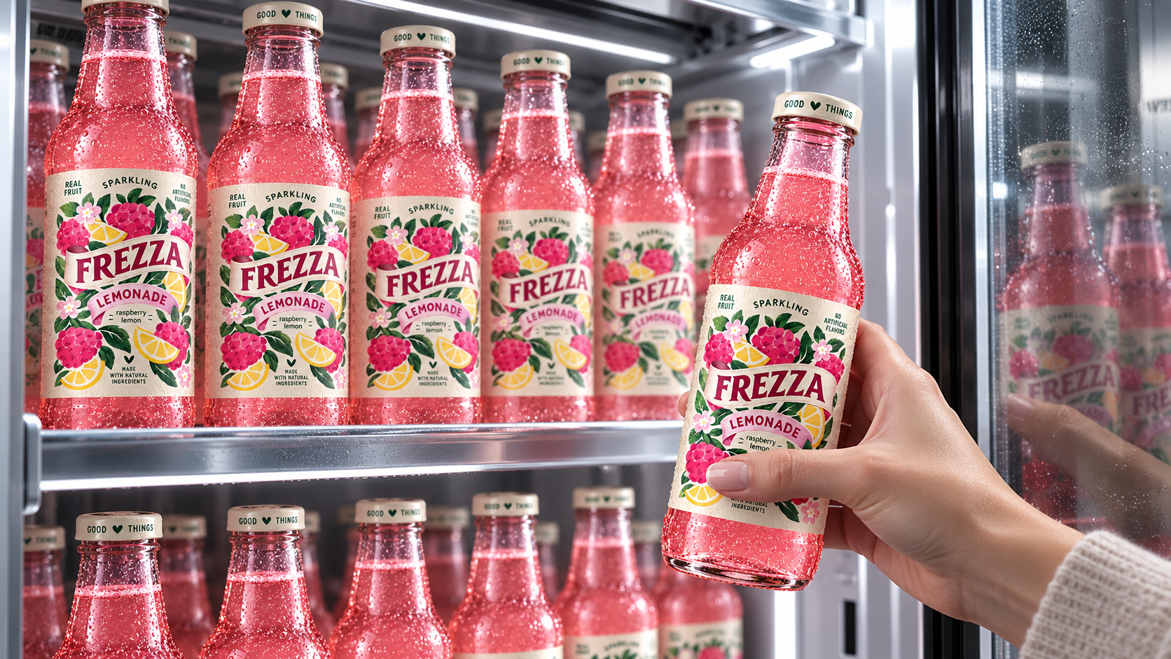 Разработка концепции этикетки газированного напитка "FREZZA" — Изображение №2 — Брендинг на Dprofile