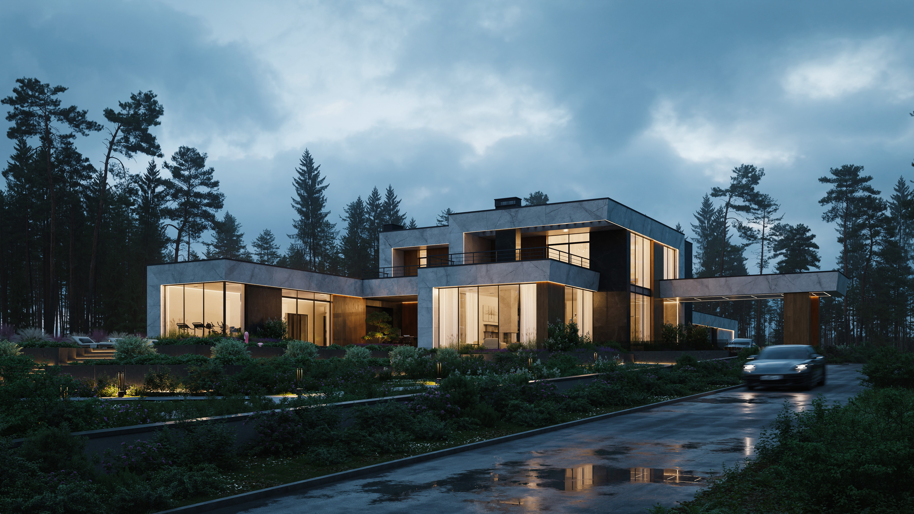 Villa of Klyukvennoye — Изображение №8 — 3D, Архитектура на Dprofile