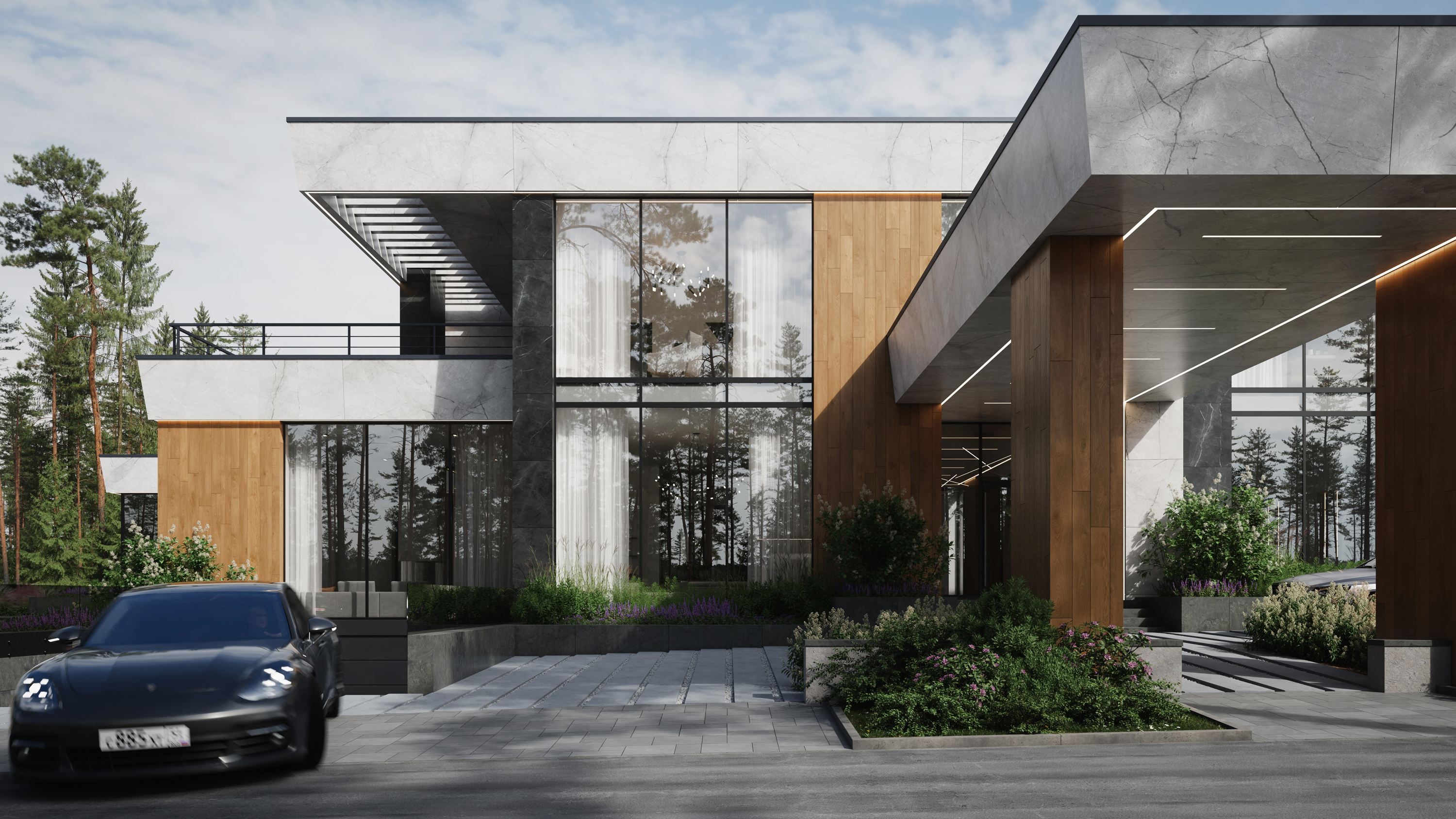 Villa of Klyukvennoye — Изображение №2 — 3D, Архитектура на Dprofile