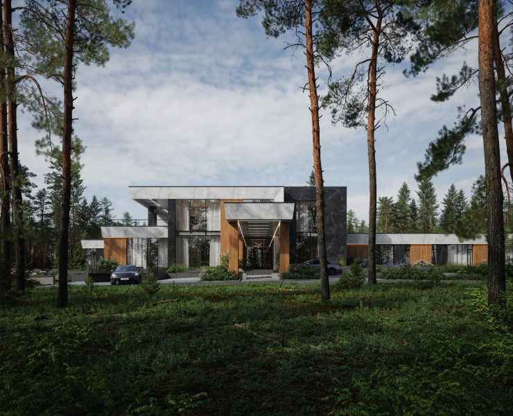 Villa of Klyukvennoye — 3D, Архитектура на Dprofile