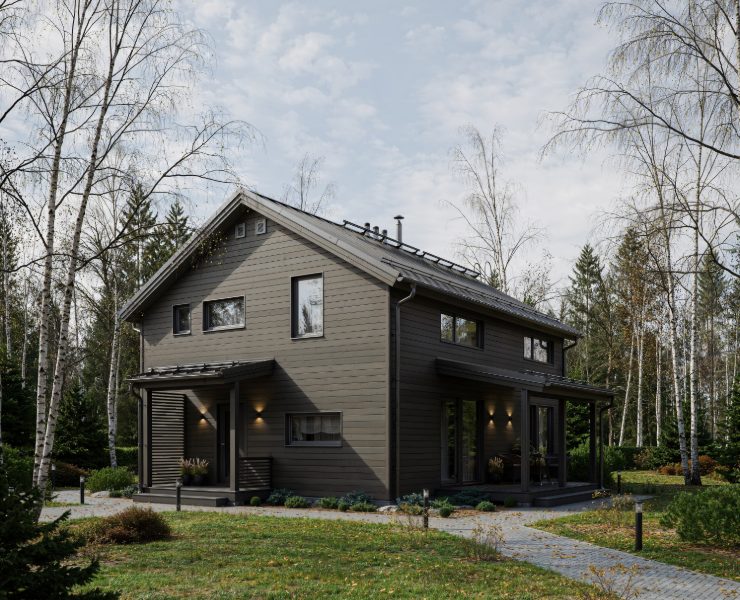 Black house — 3D, Архитектура на Dprofile