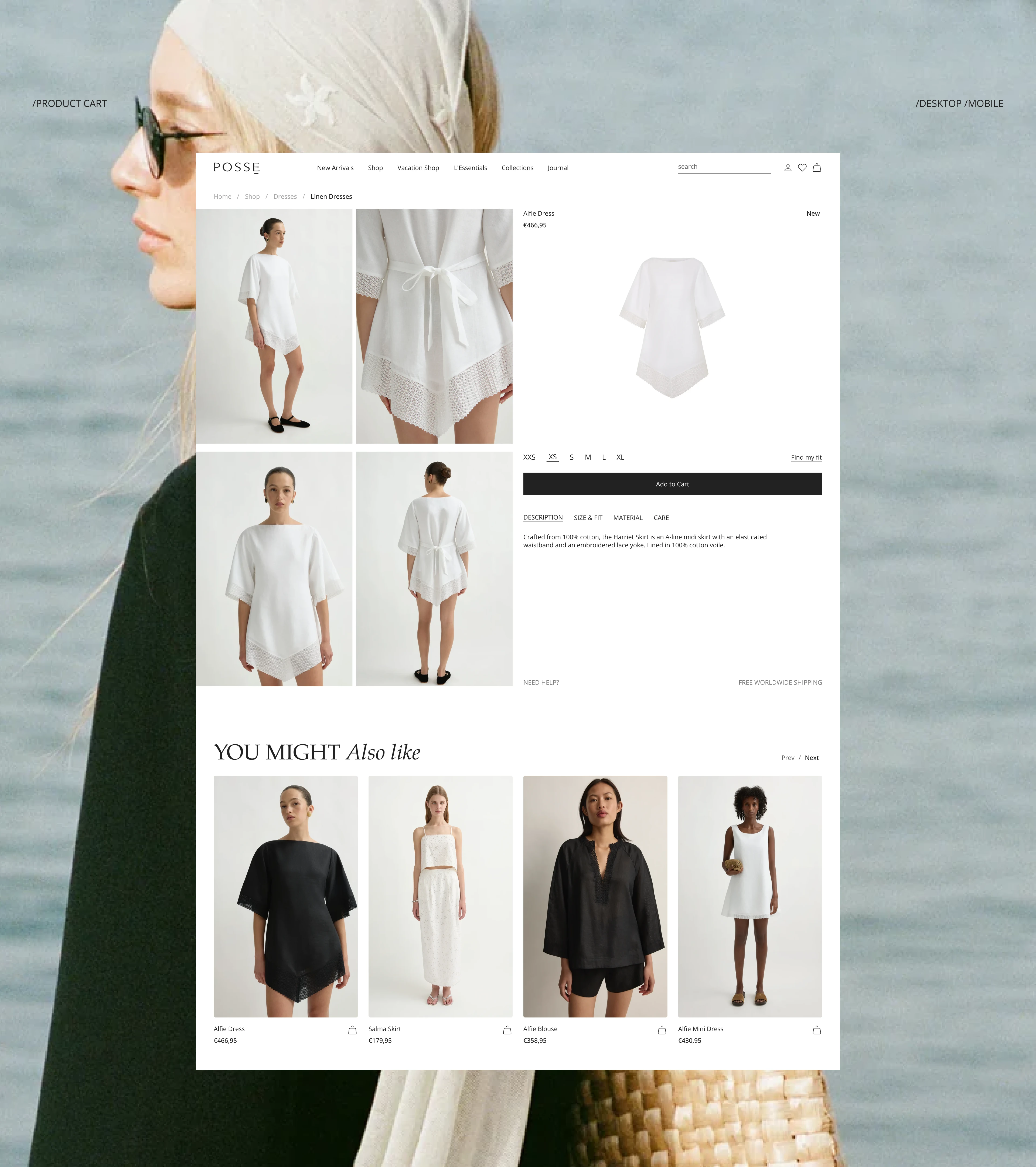 POSSE — Fashion E-commerce Redesign — Изображение №8 — Интерфейсы на Dprofile