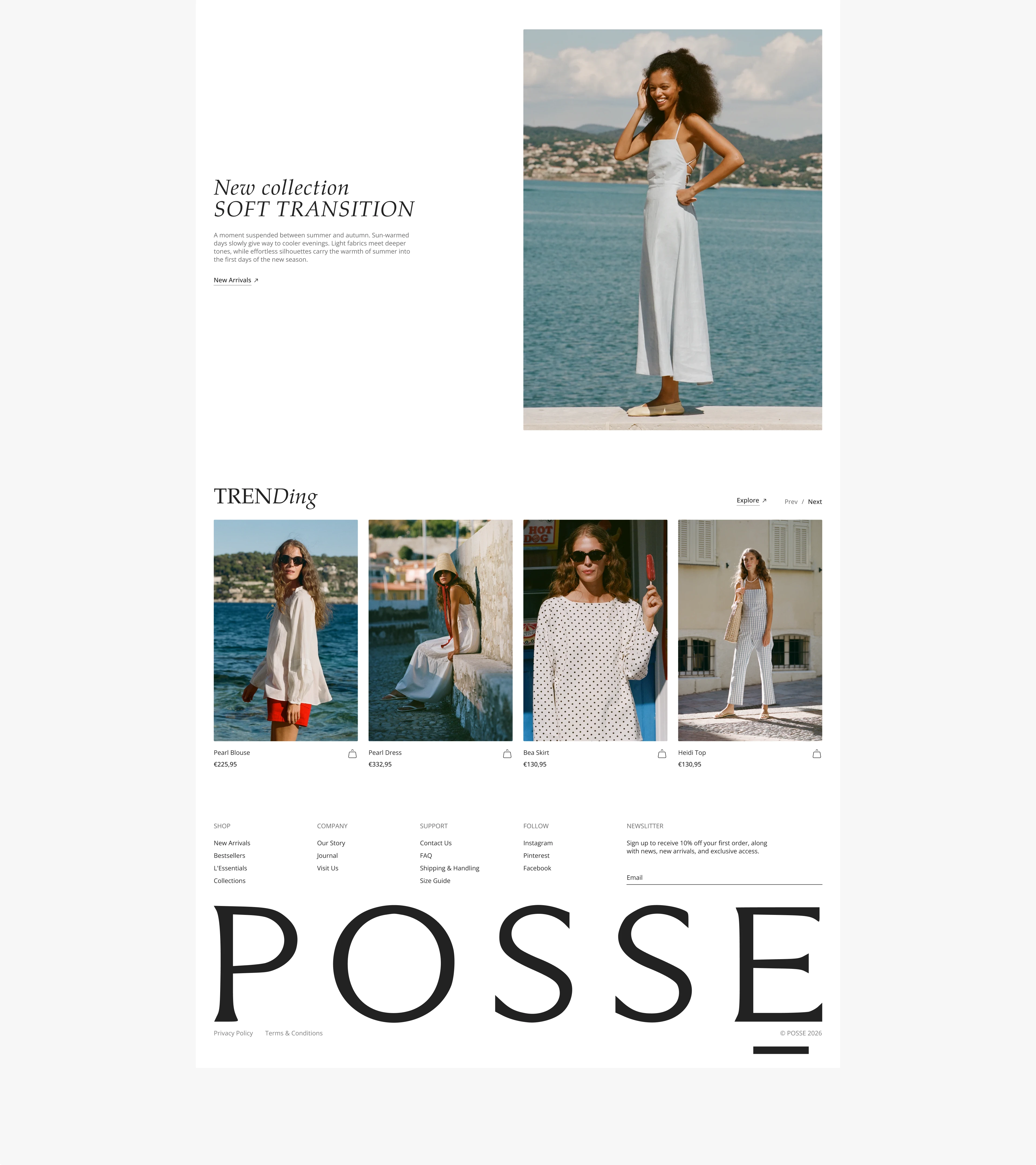 POSSE — Fashion E-commerce Redesign — Изображение №4 — Интерфейсы на Dprofile