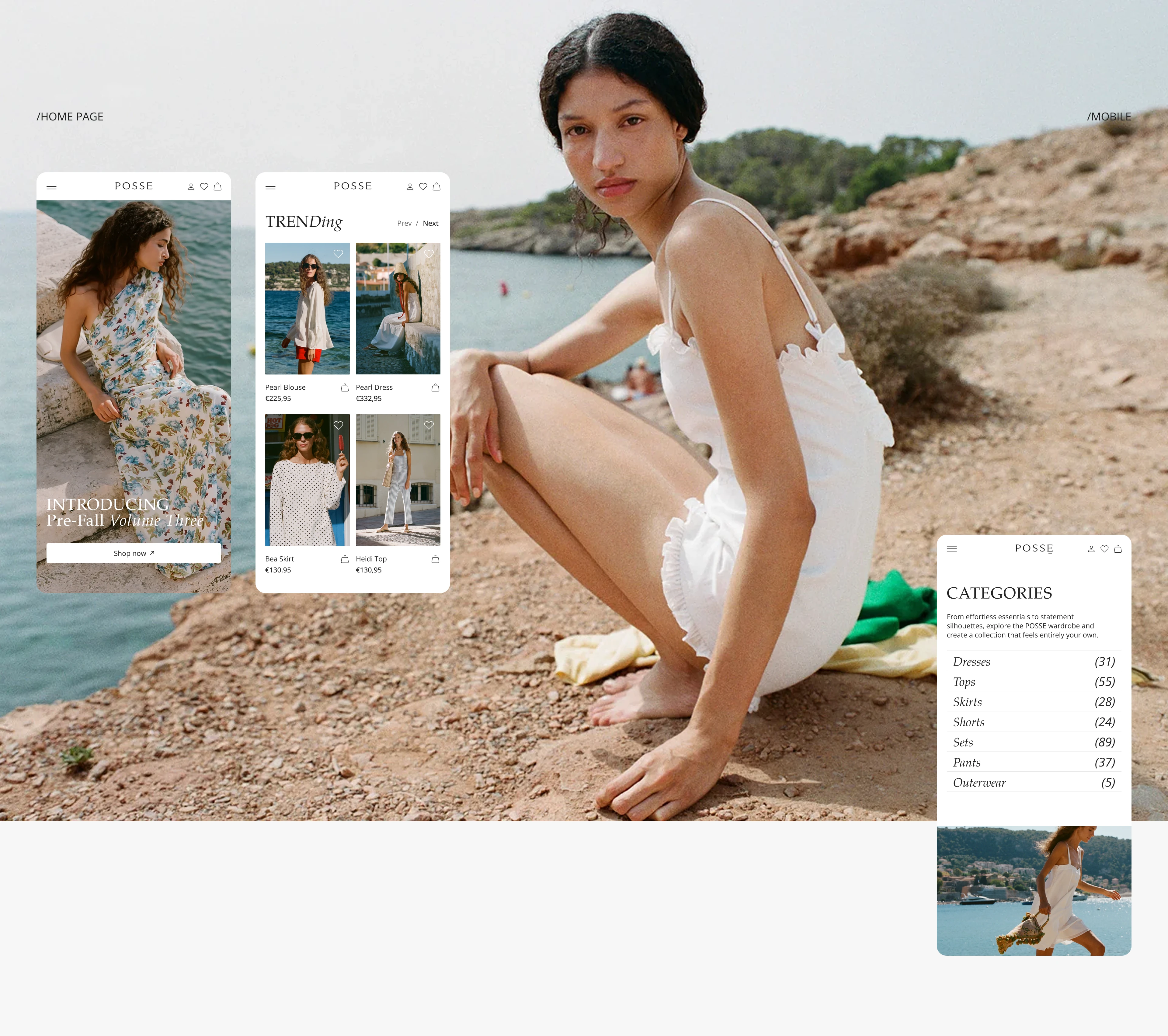 POSSE — Fashion E-commerce Redesign — Изображение №5 — Интерфейсы на Dprofile