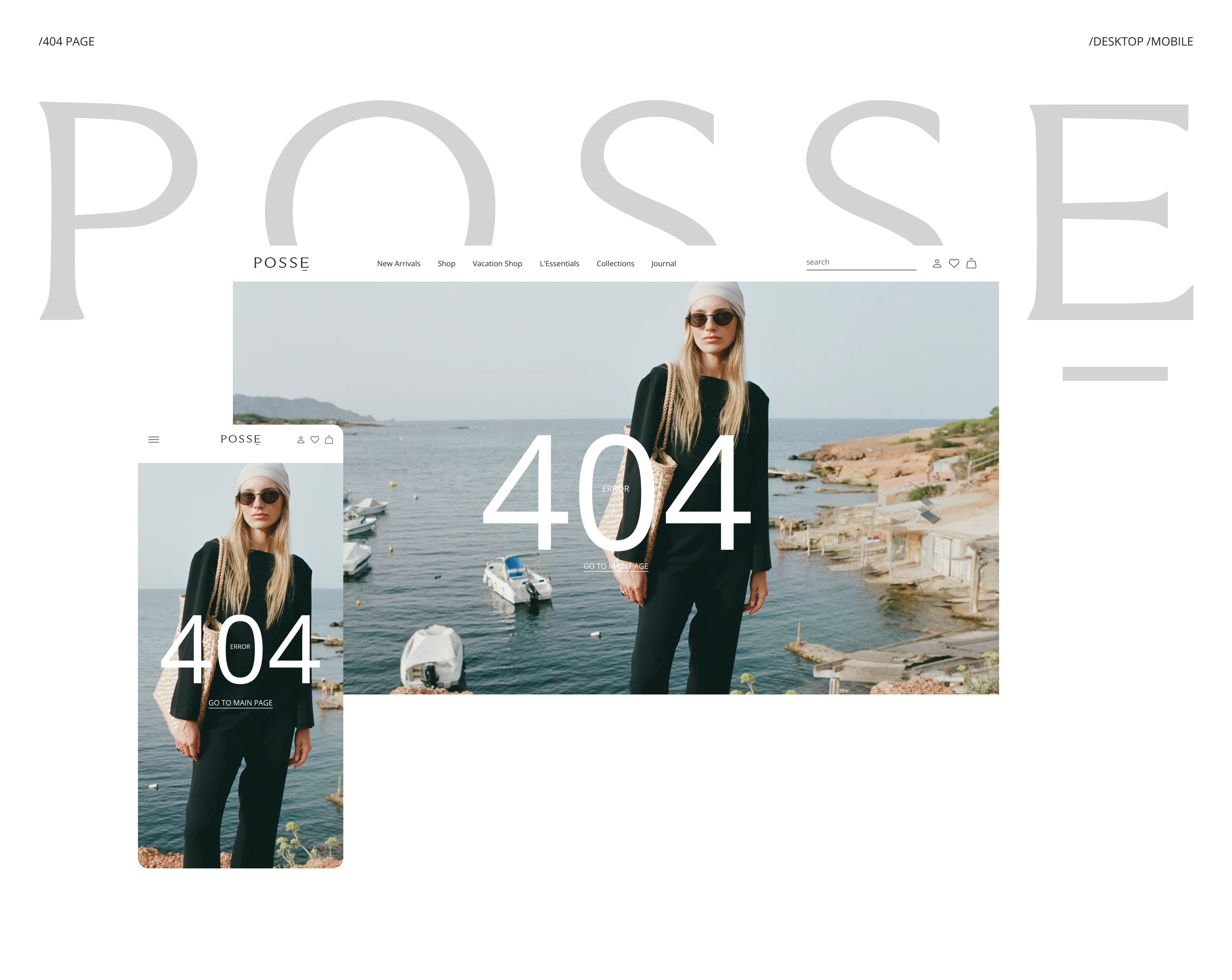 POSSE — Fashion E-commerce Redesign — Изображение №13 — Интерфейсы на Dprofile