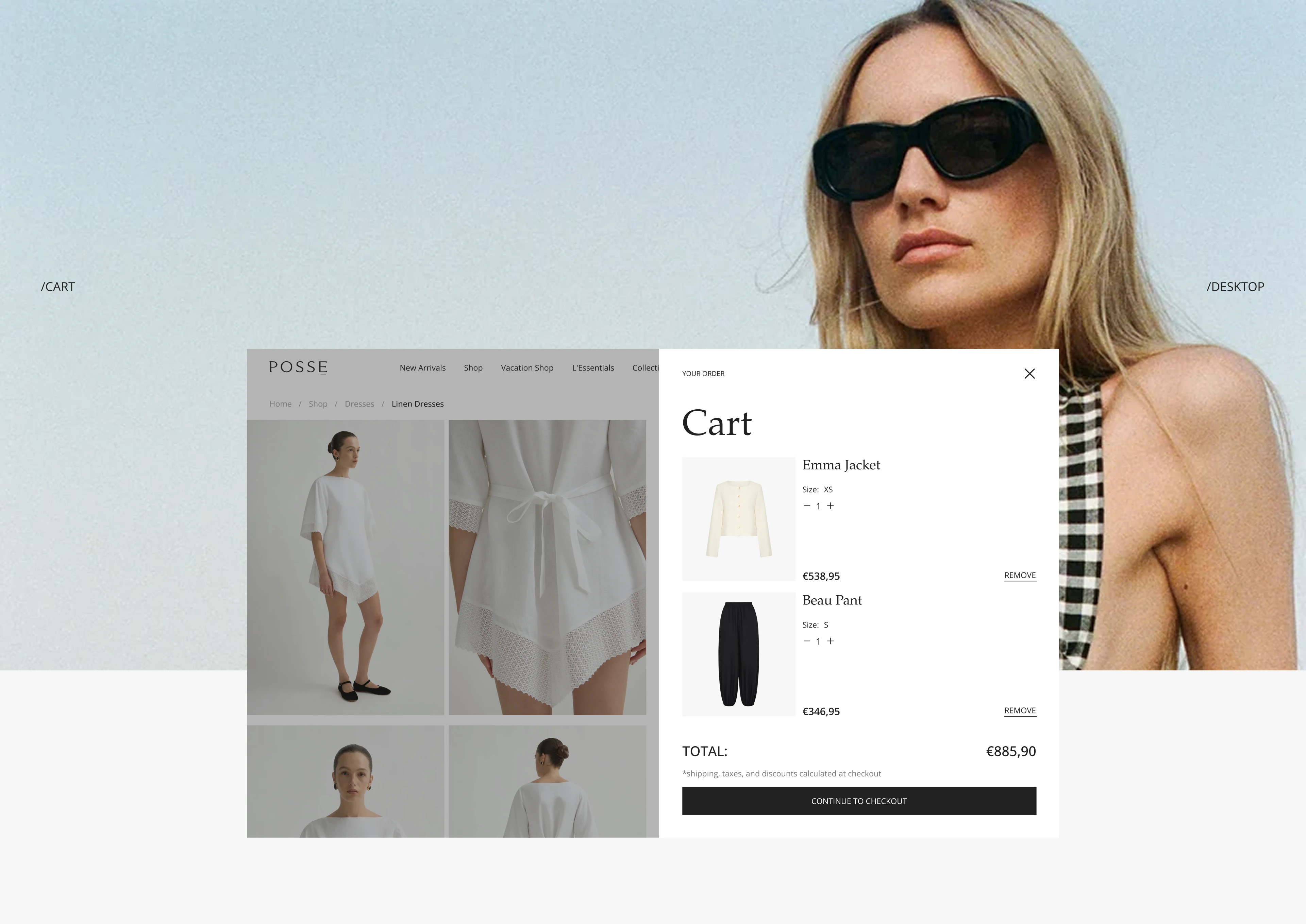 POSSE — Fashion E-commerce Redesign — Изображение №10 — Интерфейсы на Dprofile