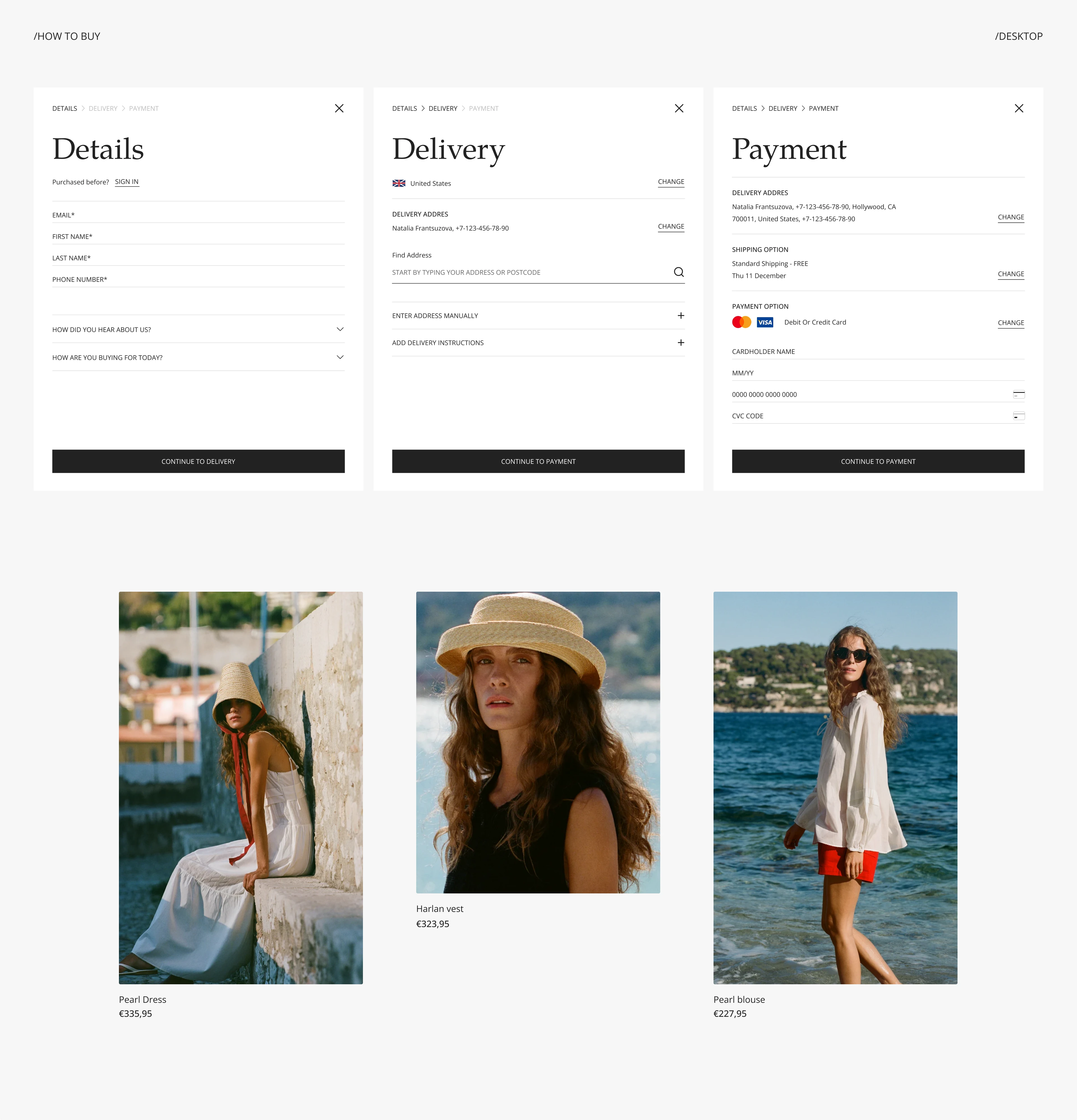 POSSE — Fashion E-commerce Redesign — Изображение №11 — Интерфейсы на Dprofile