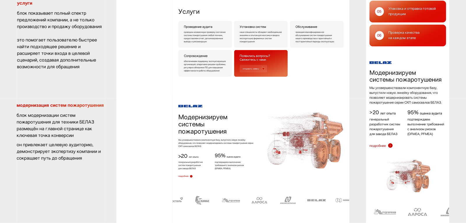 UX/UI дизайн промышленного сайта — Изображение №14 — Интерфейсы на Dprofile