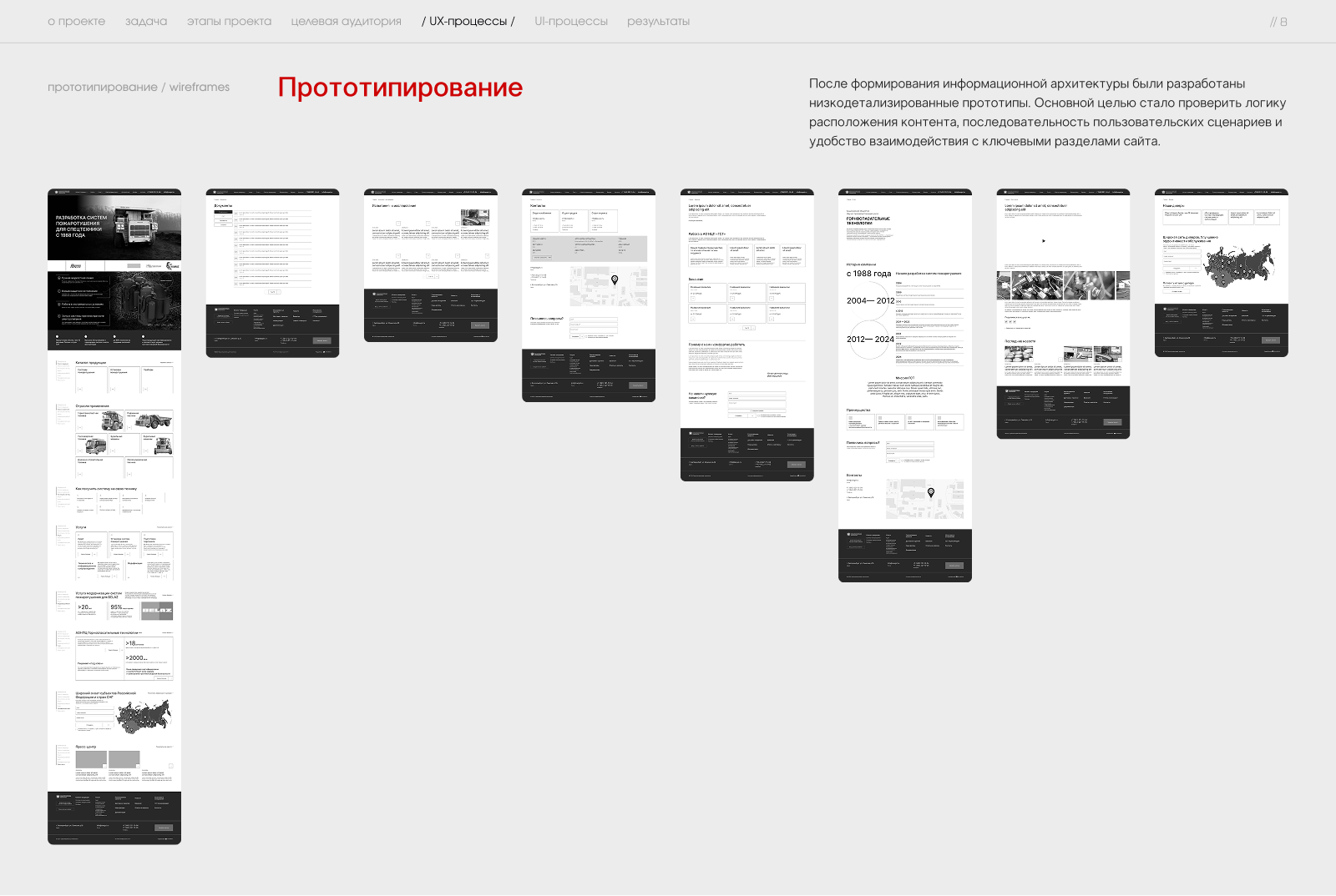 UX/UI дизайн промышленного сайта — Изображение №7 — Интерфейсы на Dprofile