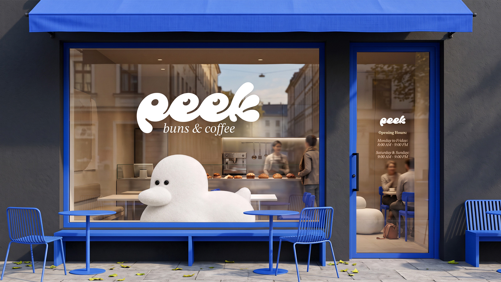 PEEK | Айдентика для кофейни — Изображение №4 — Брендинг, Иллюстрация на Dprofile
