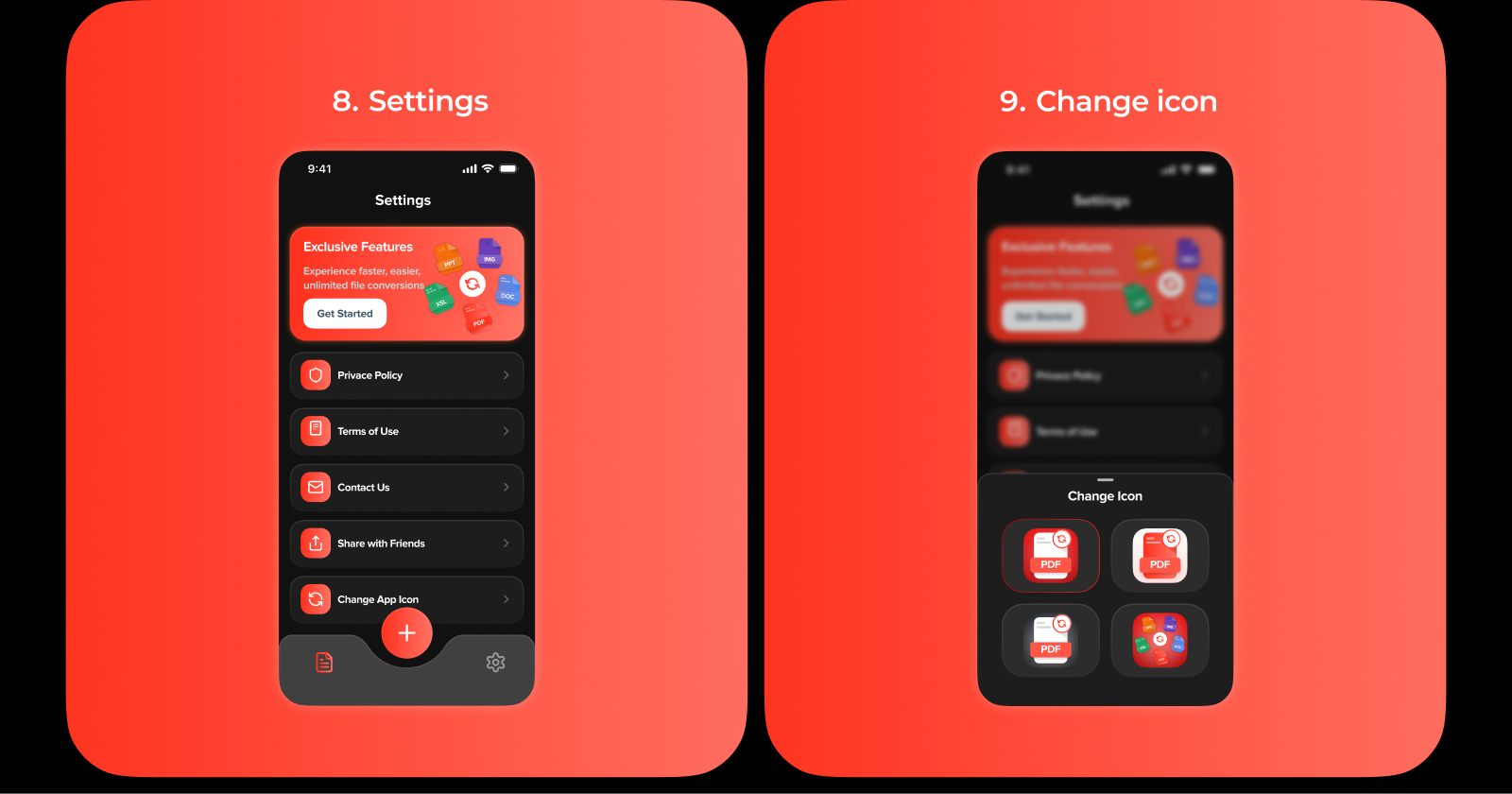 DocConvert | Mobile app — Изображение №9 — Интерфейсы на Dprofile