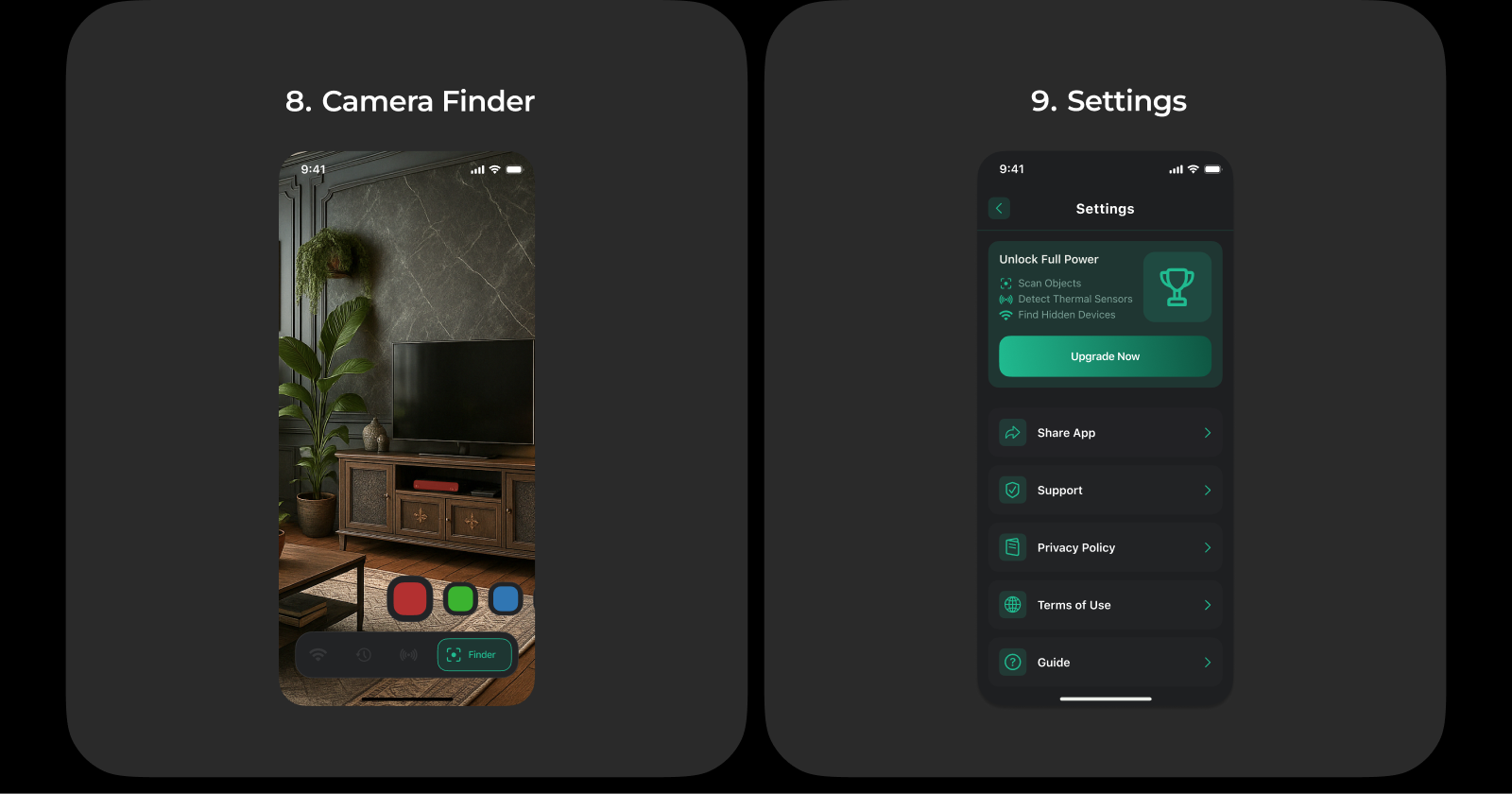 Camera Finder | Mobile app — Изображение №10 — Интерфейсы на Dprofile