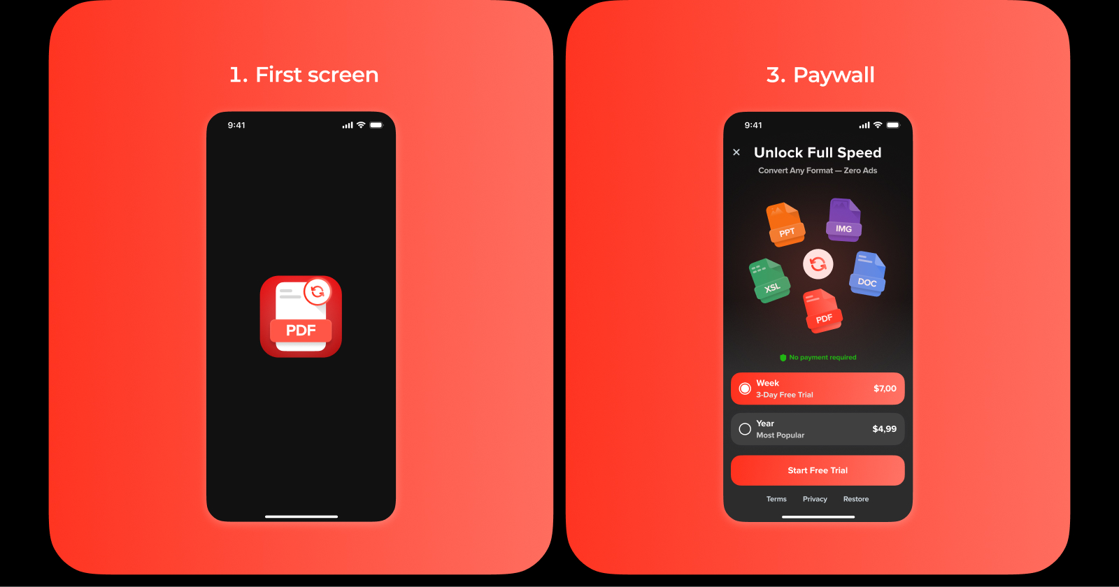 DocConvert | Mobile app — Изображение №3 — Интерфейсы на Dprofile