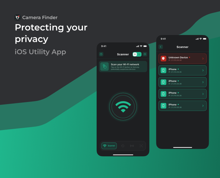 Camera Finder | Mobile app — Интерфейсы на Dprofile