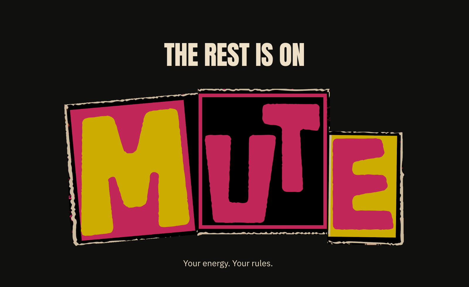 MUTE — Изображение №10 — Брендинг, Графика на Dprofile