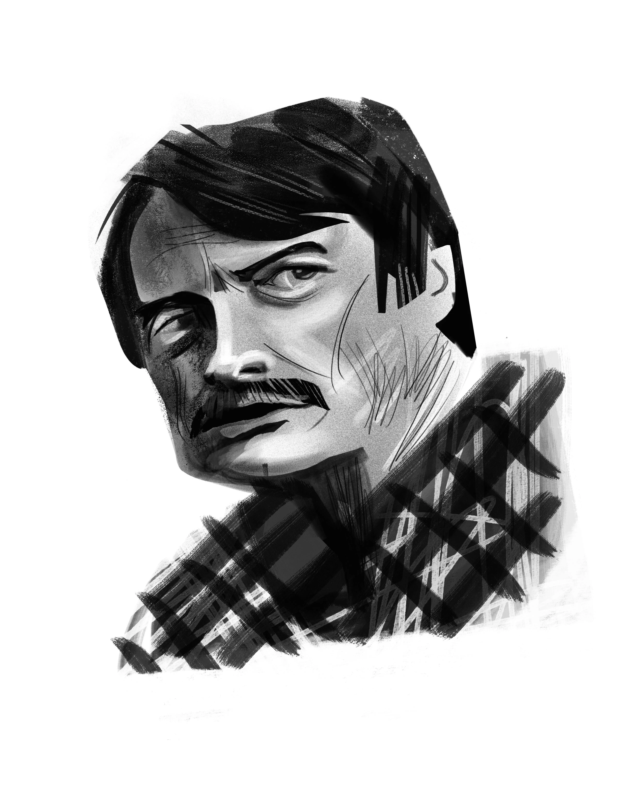 Иллюстрации и шрифт для печатной продукции кафе-книжного "Маркс" — Изображение №11 — Брендинг, Иллюстрация на Dprofile