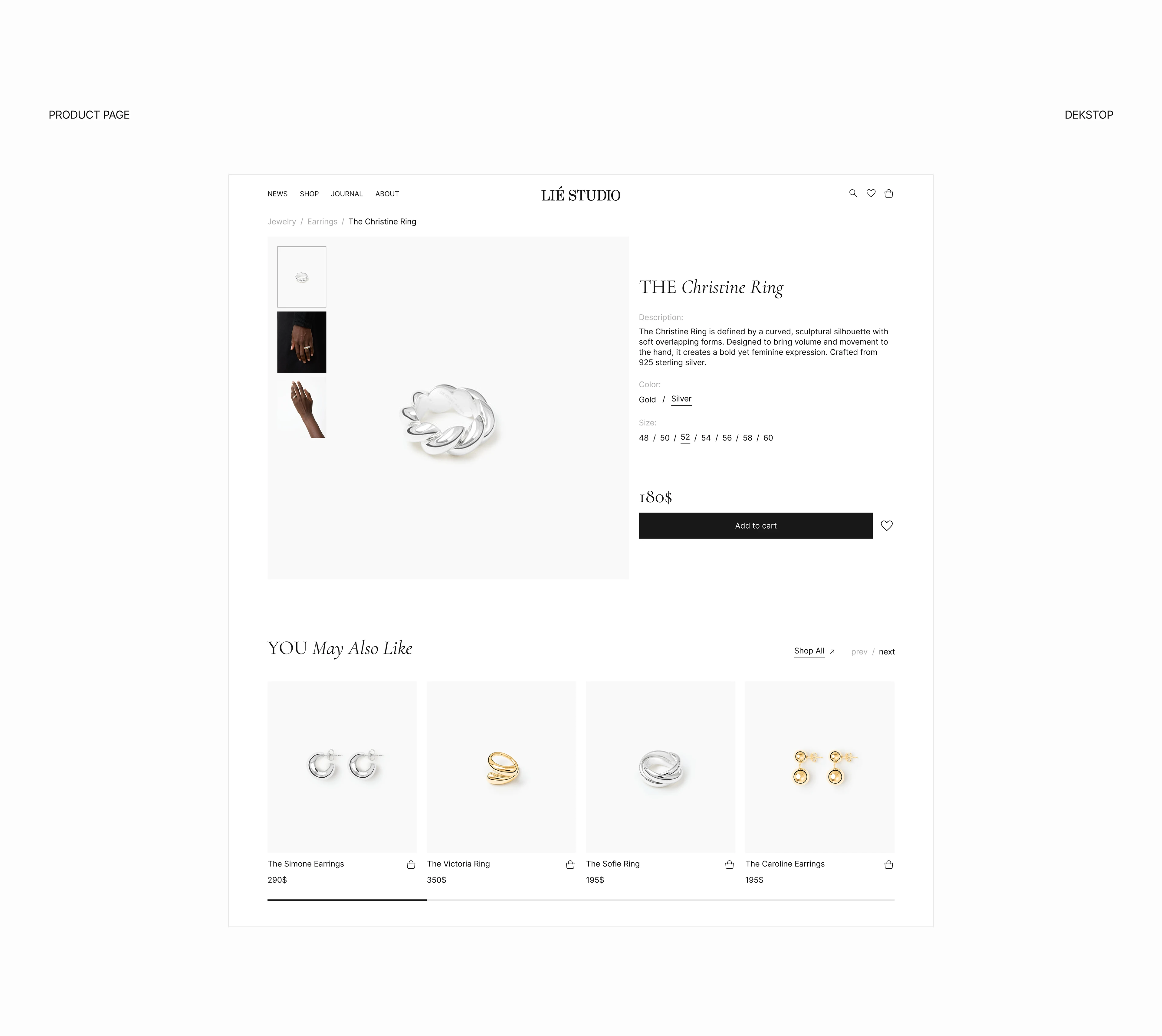 LIE STUDIO online-store — Изображение №7 — Интерфейсы на Dprofile