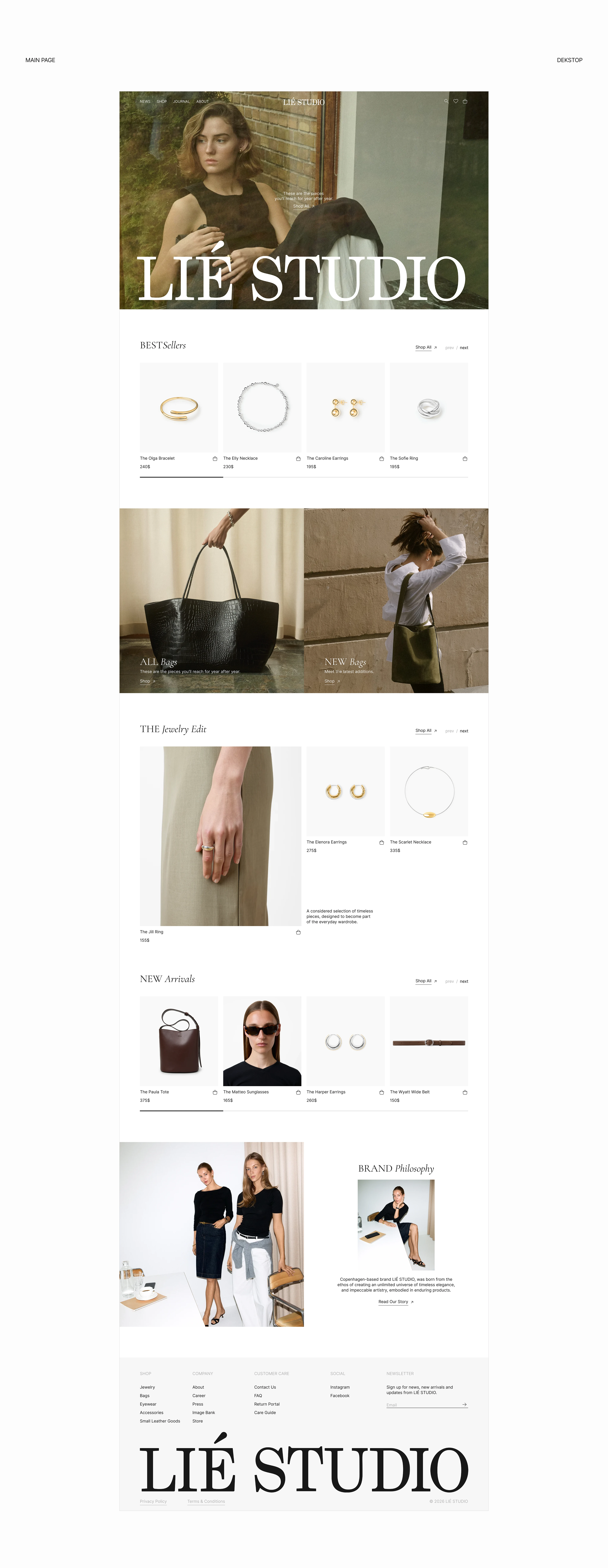 LIE STUDIO online-store — Изображение №3 — Интерфейсы на Dprofile