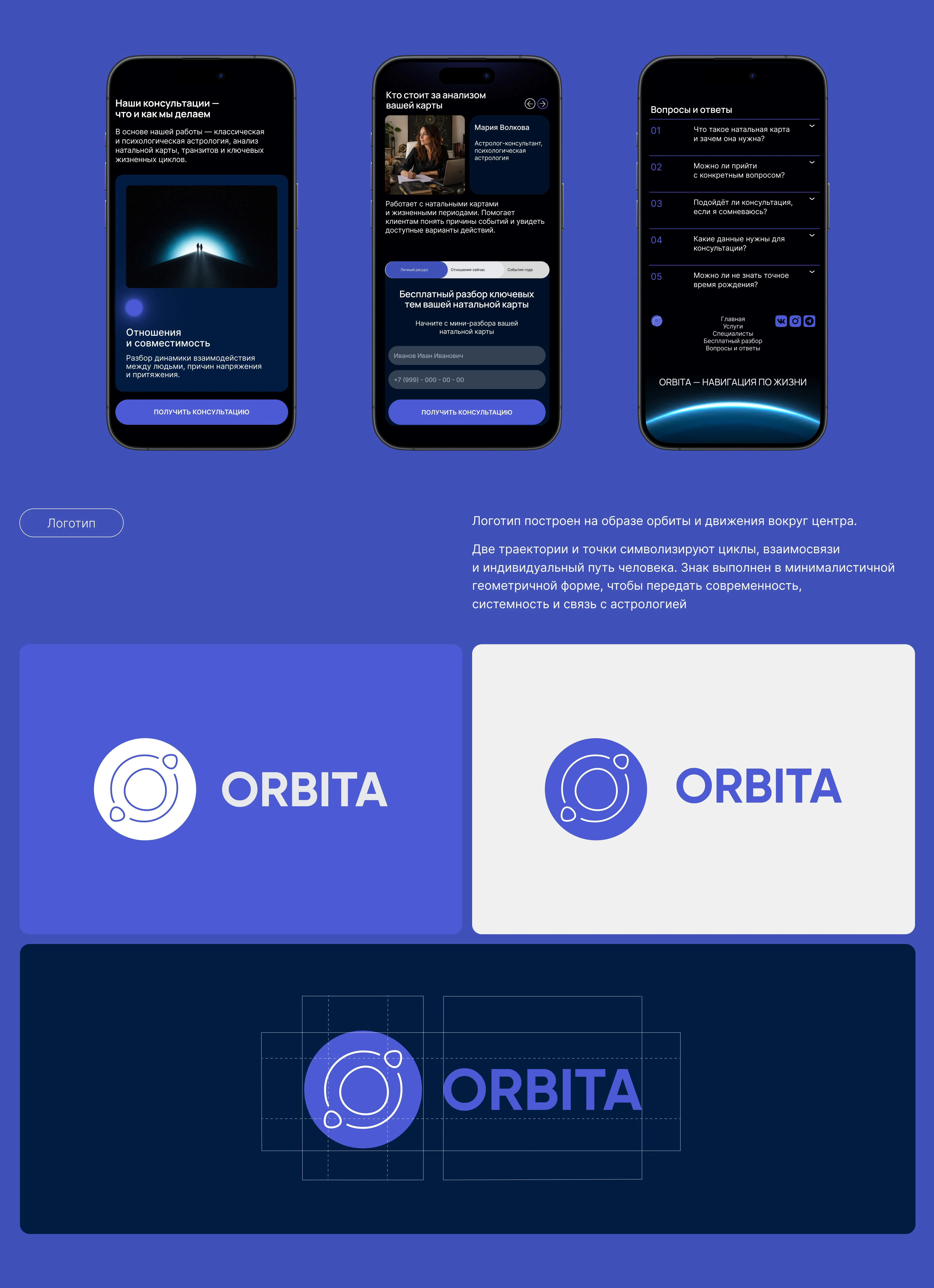 ORBITA | landing & branding design — Изображение №4 — Интерфейсы, Брендинг на Dprofile